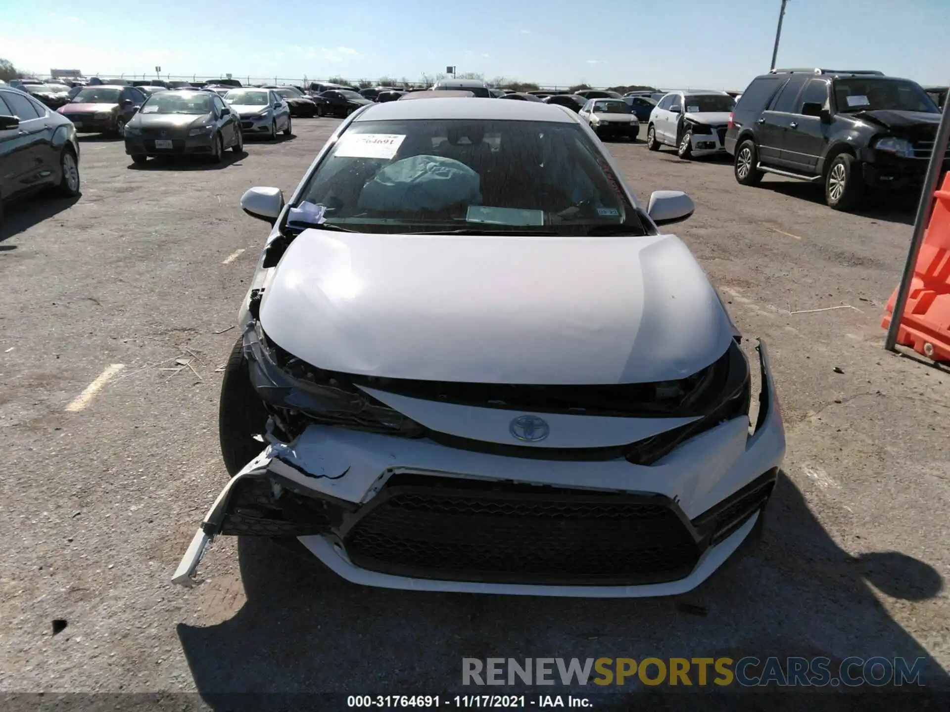 6 Photograph of a damaged car JTDS4MCE1MJ074216 TOYOTA COROLLA 2021