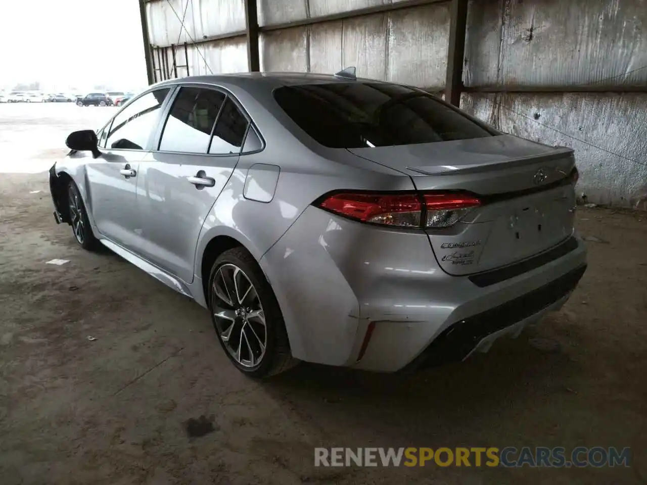 3 Photograph of a damaged car JTDS4MCE1MJ076144 TOYOTA COROLLA 2021