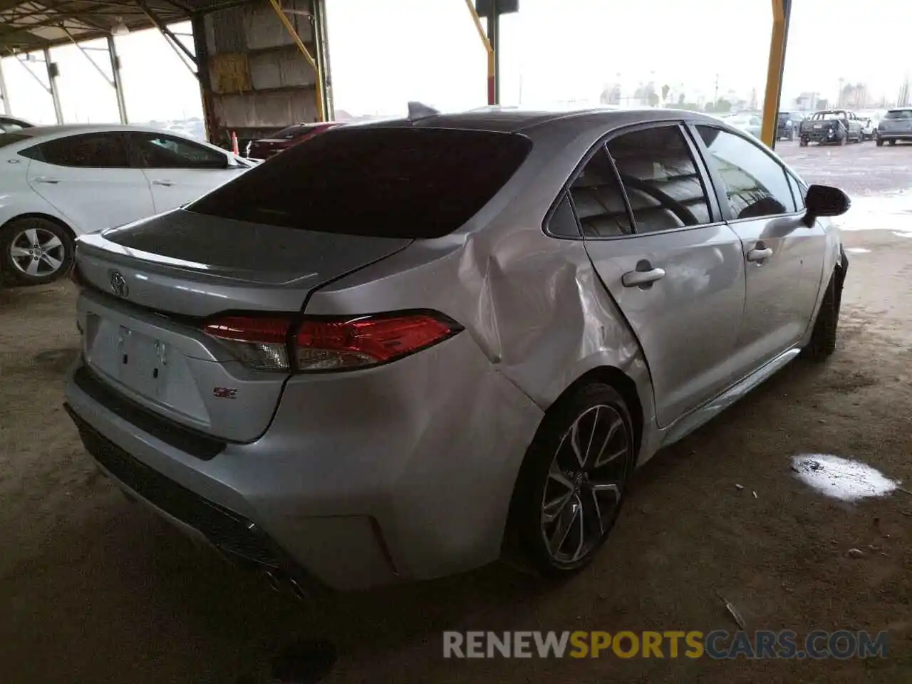 4 Photograph of a damaged car JTDS4MCE1MJ076144 TOYOTA COROLLA 2021