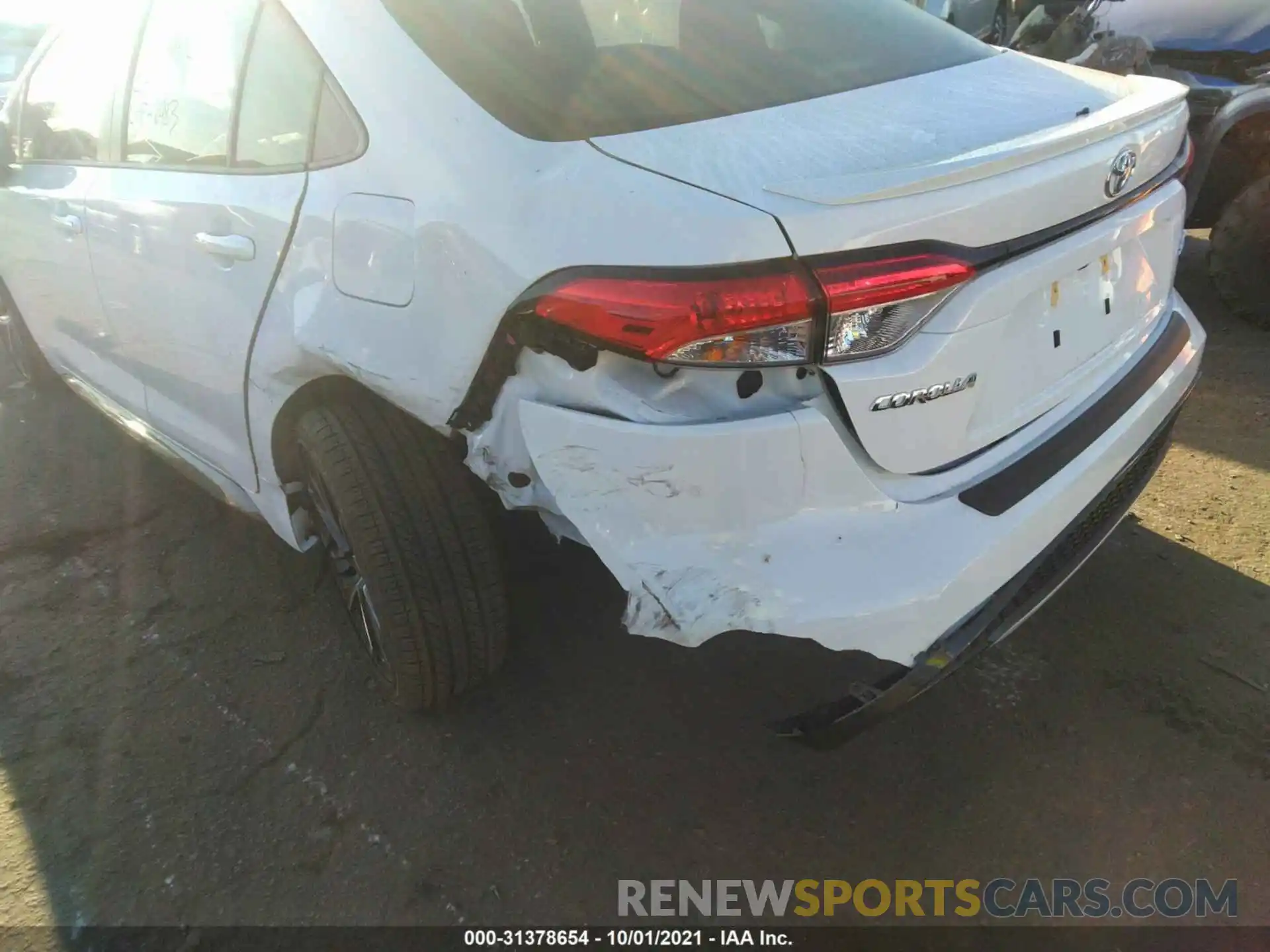 6 Photograph of a damaged car JTDS4MCE1MJ076483 TOYOTA COROLLA 2021