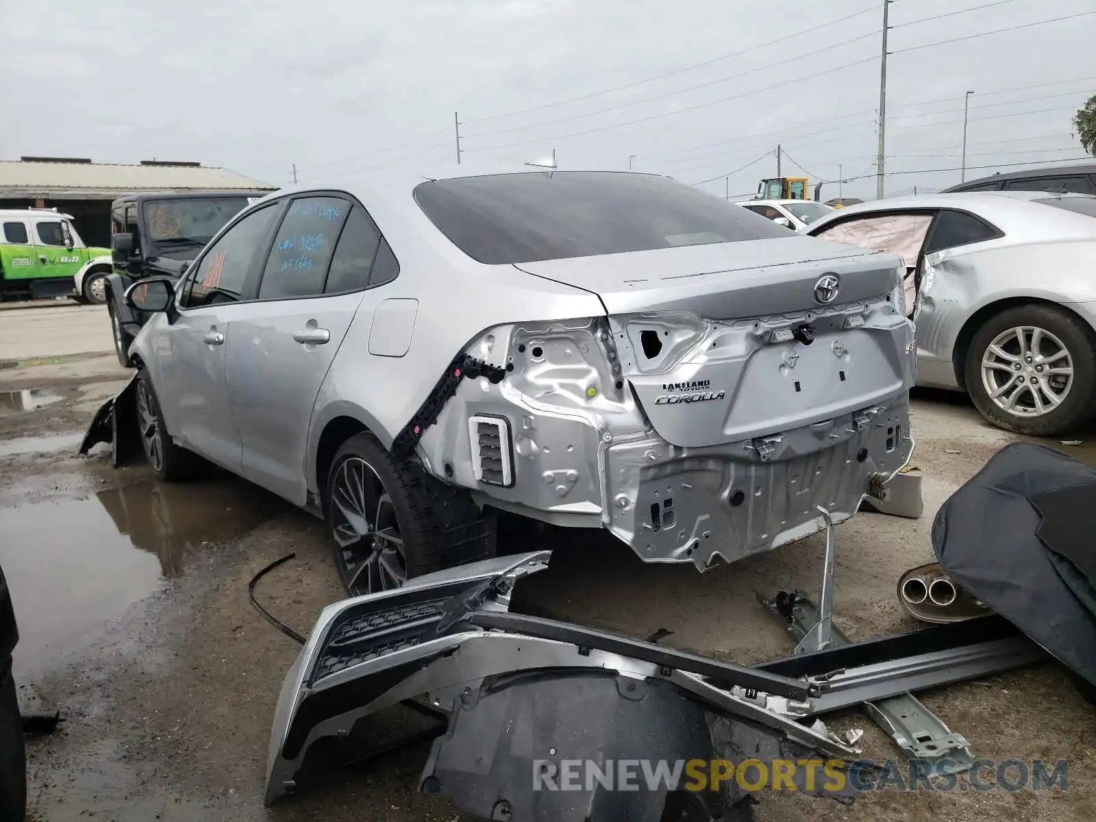 3 Photograph of a damaged car JTDS4MCE1MJ078055 TOYOTA COROLLA 2021