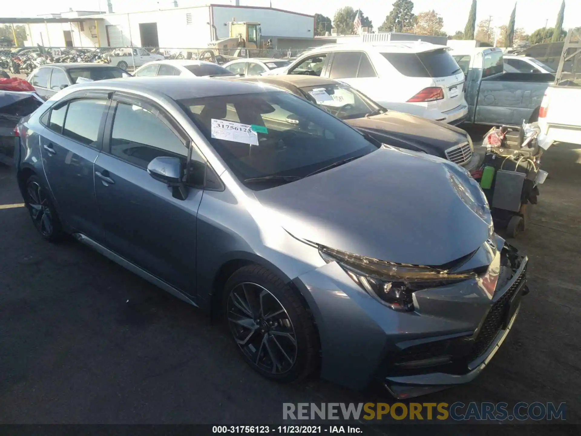 1 Photograph of a damaged car JTDS4MCE1MJ080257 TOYOTA COROLLA 2021