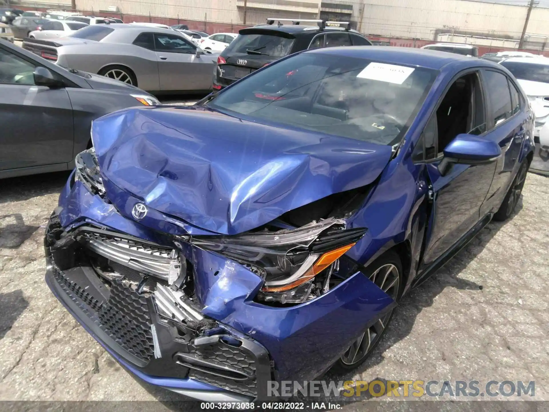 2 Photograph of a damaged car JTDS4MCE2MJ053357 TOYOTA COROLLA 2021