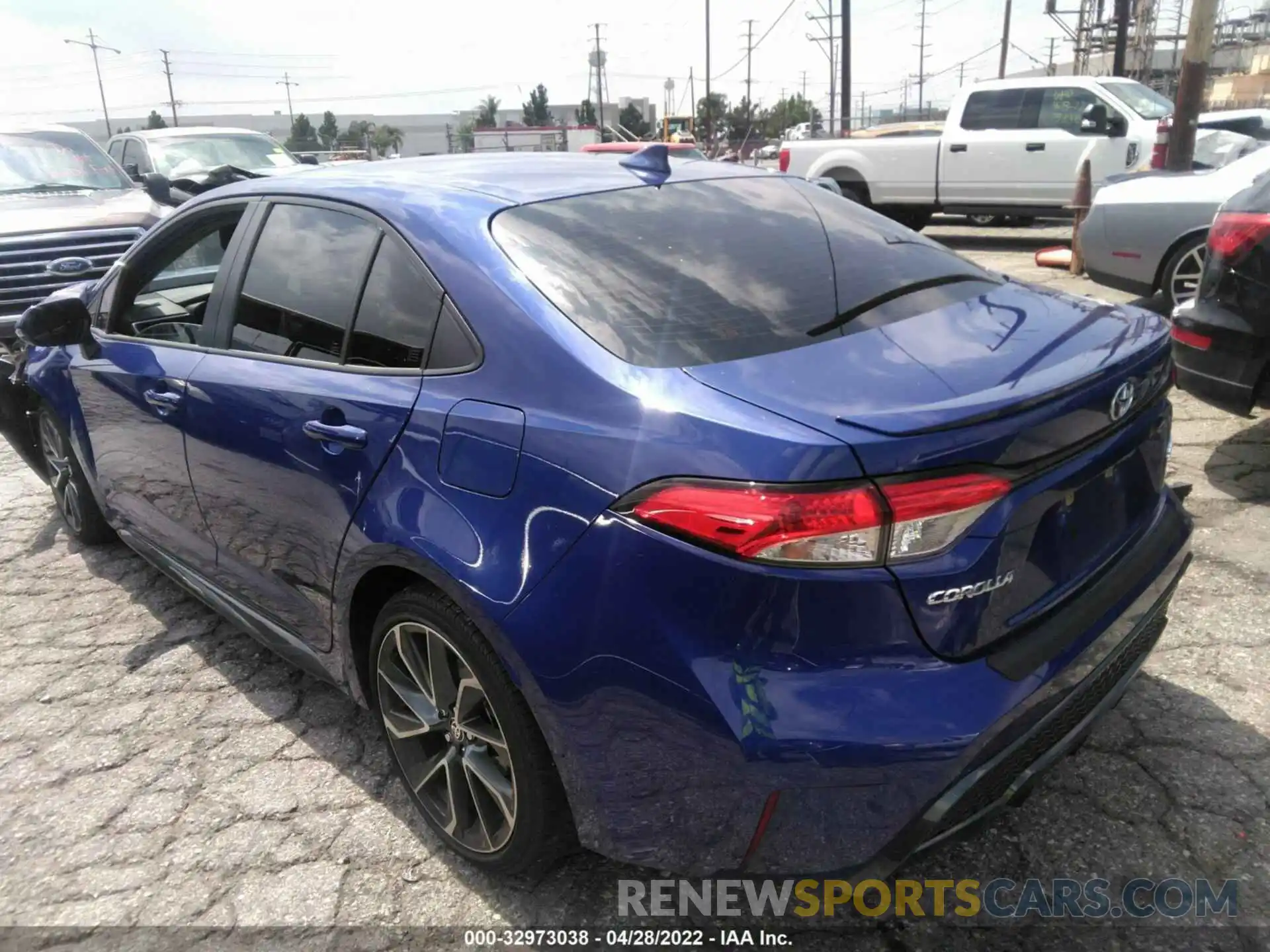 3 Photograph of a damaged car JTDS4MCE2MJ053357 TOYOTA COROLLA 2021