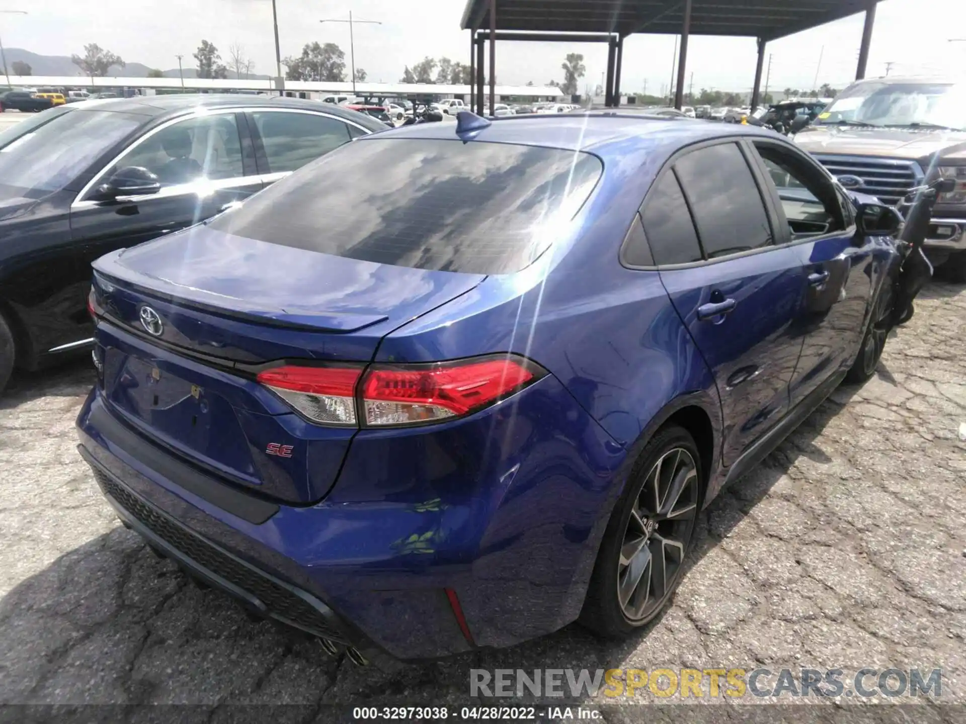 4 Photograph of a damaged car JTDS4MCE2MJ053357 TOYOTA COROLLA 2021