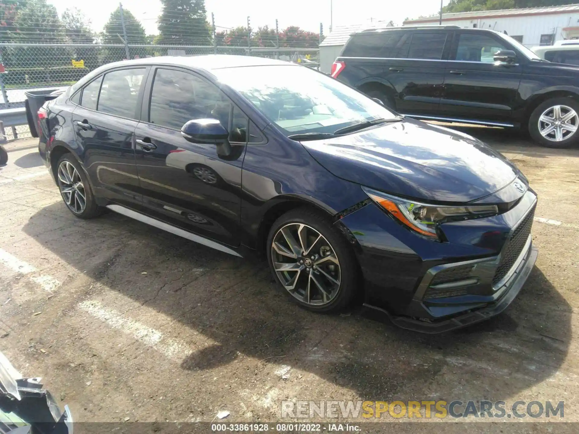 1 Photograph of a damaged car JTDS4MCE2MJ053875 TOYOTA COROLLA 2021