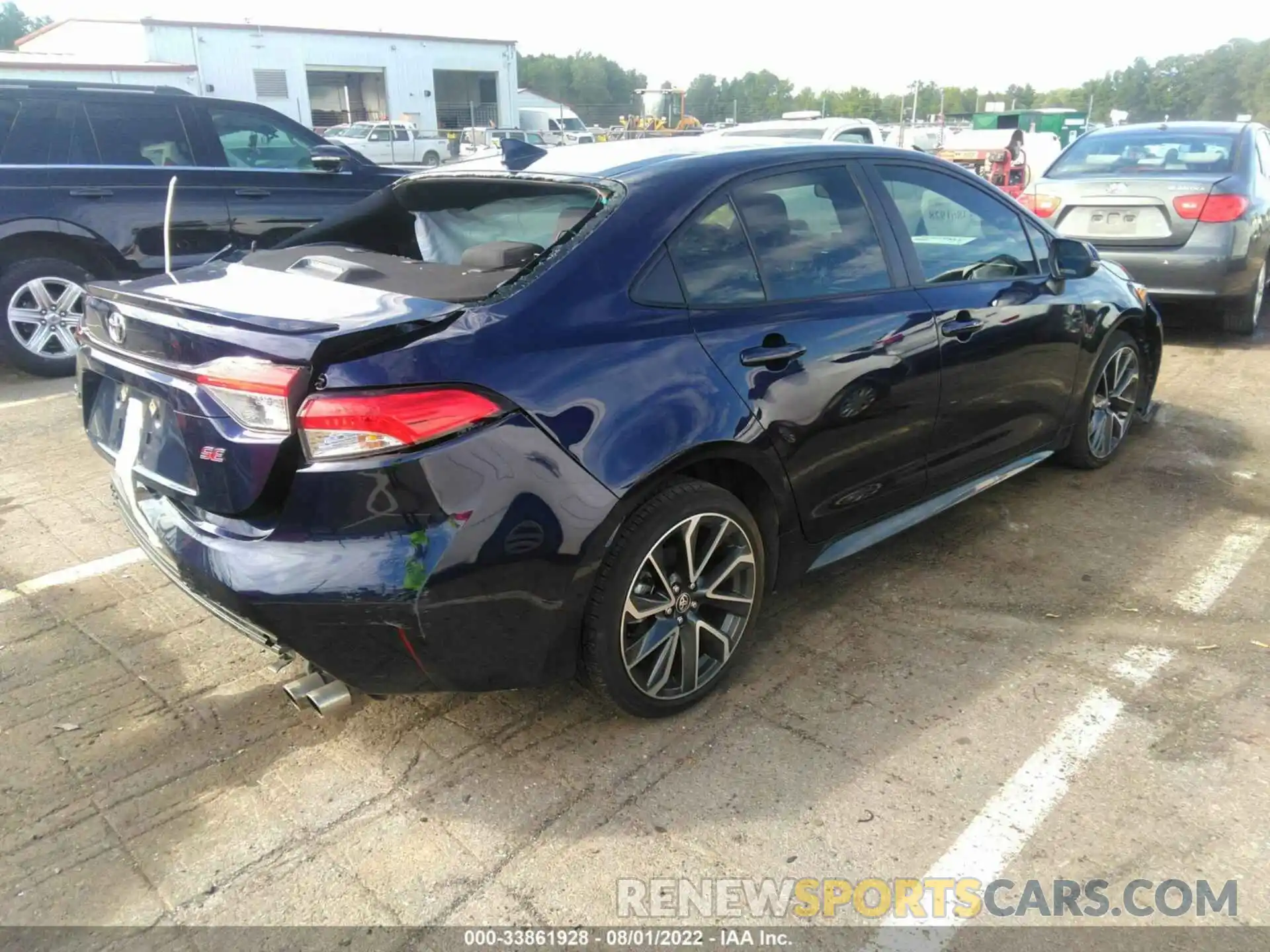 4 Photograph of a damaged car JTDS4MCE2MJ053875 TOYOTA COROLLA 2021