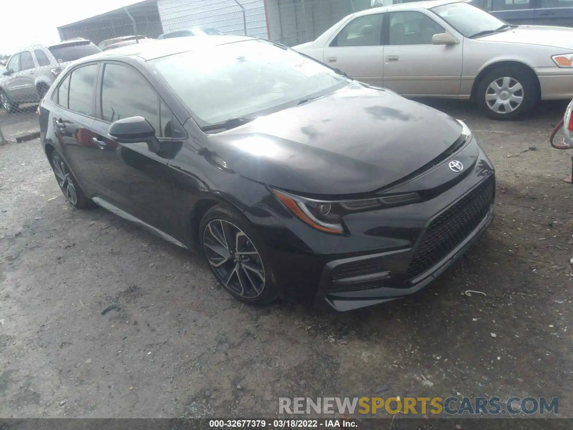 1 Photograph of a damaged car JTDS4MCE2MJ054136 TOYOTA COROLLA 2021