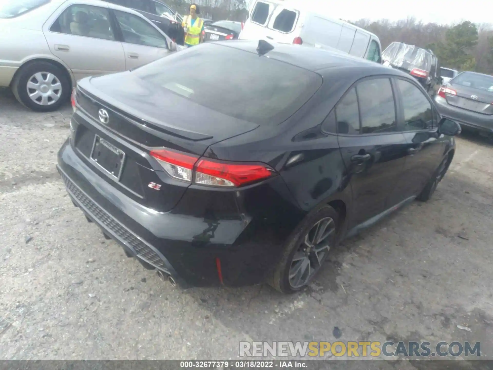 4 Photograph of a damaged car JTDS4MCE2MJ054136 TOYOTA COROLLA 2021