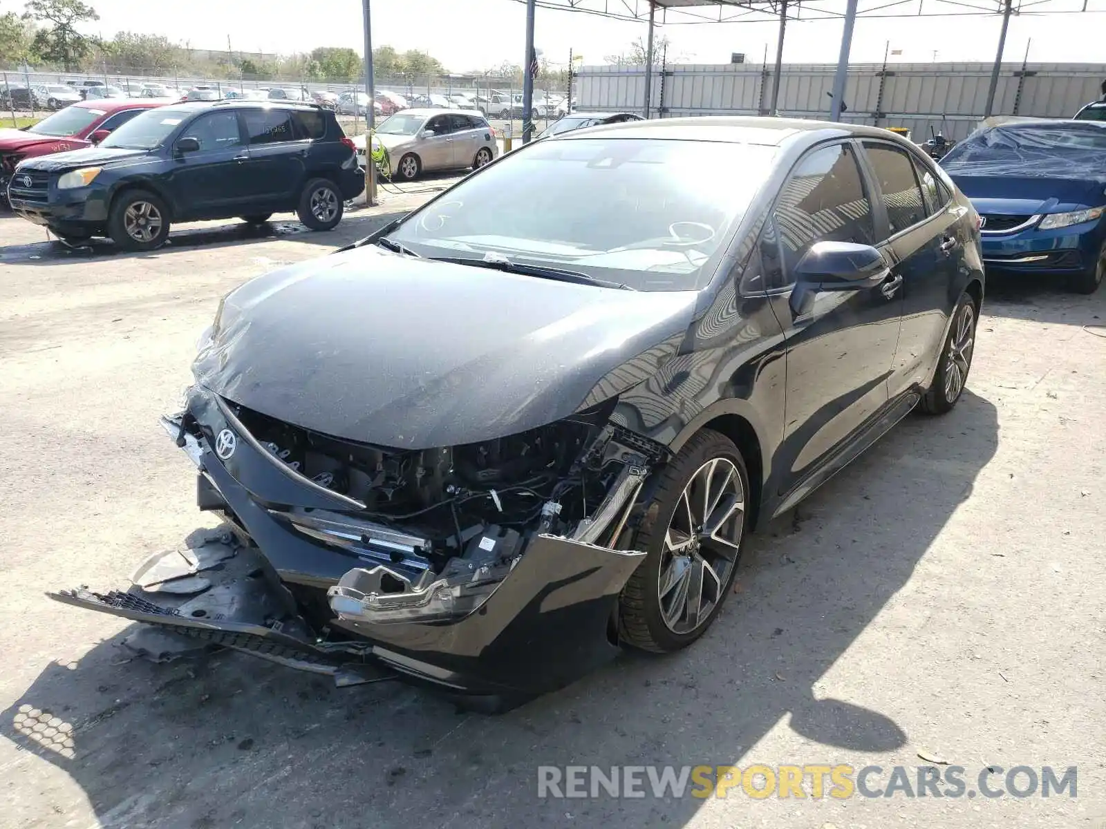 2 Photograph of a damaged car JTDS4MCE2MJ056596 TOYOTA COROLLA 2021