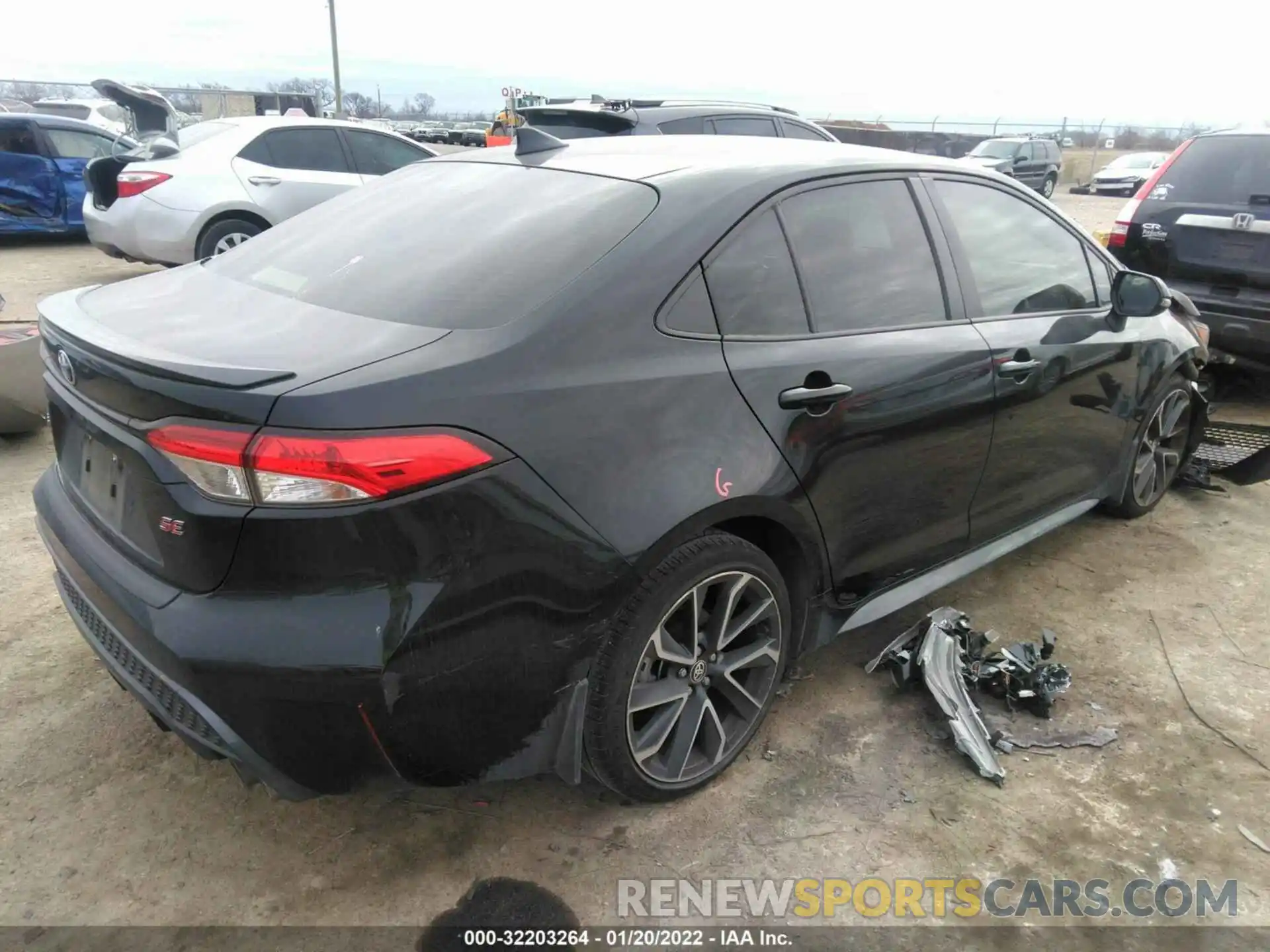 4 Photograph of a damaged car JTDS4MCE2MJ056727 TOYOTA COROLLA 2021