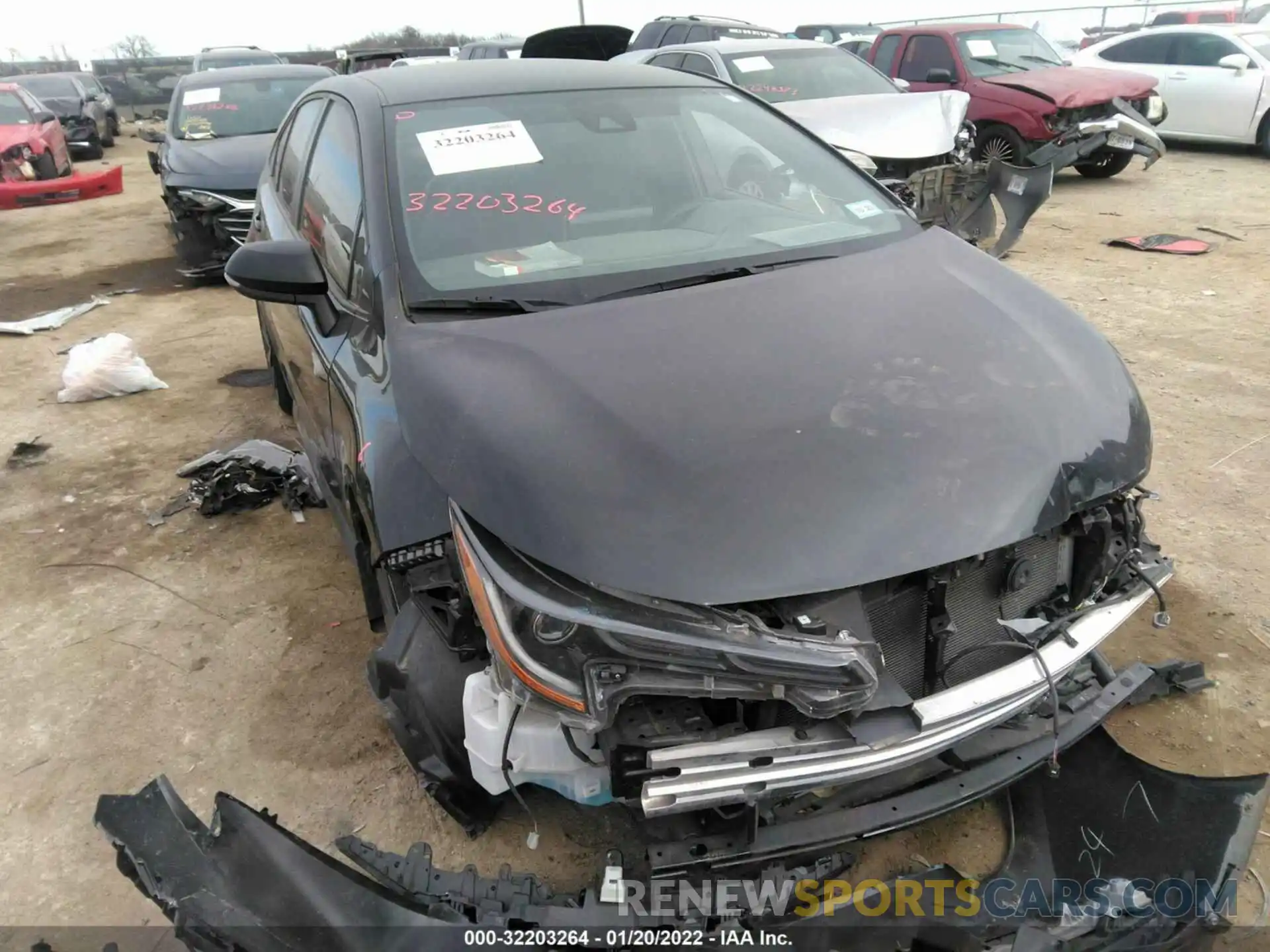 6 Photograph of a damaged car JTDS4MCE2MJ056727 TOYOTA COROLLA 2021