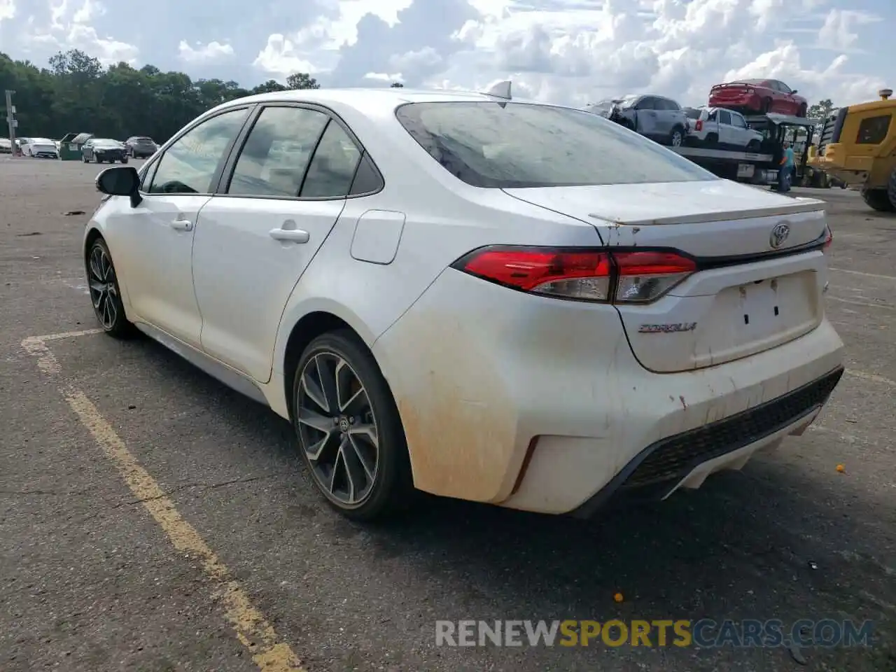 3 Photograph of a damaged car JTDS4MCE2MJ058686 TOYOTA COROLLA 2021