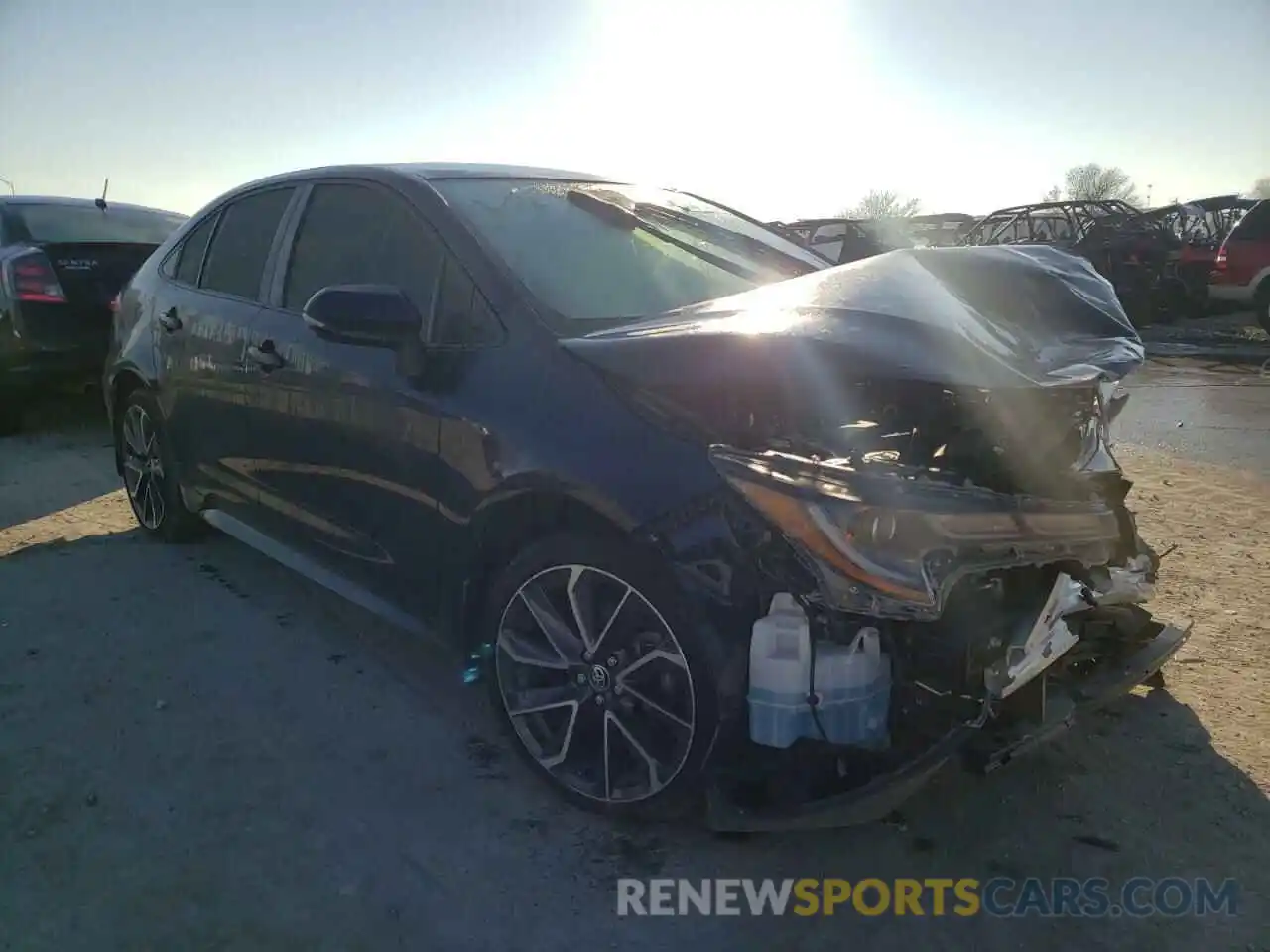 1 Photograph of a damaged car JTDS4MCE2MJ059661 TOYOTA COROLLA 2021