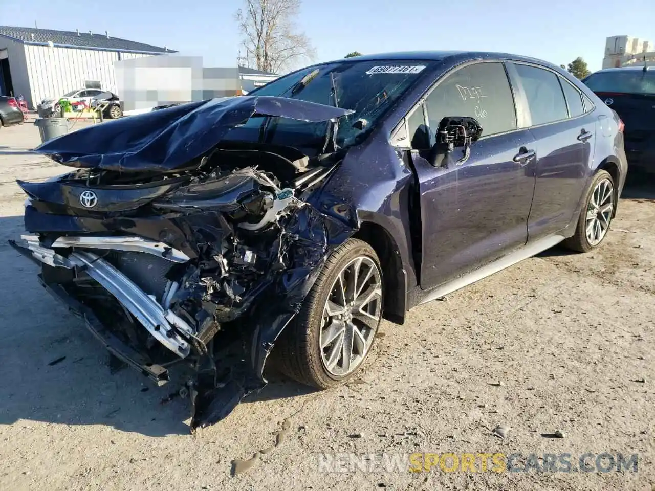 2 Photograph of a damaged car JTDS4MCE2MJ059661 TOYOTA COROLLA 2021