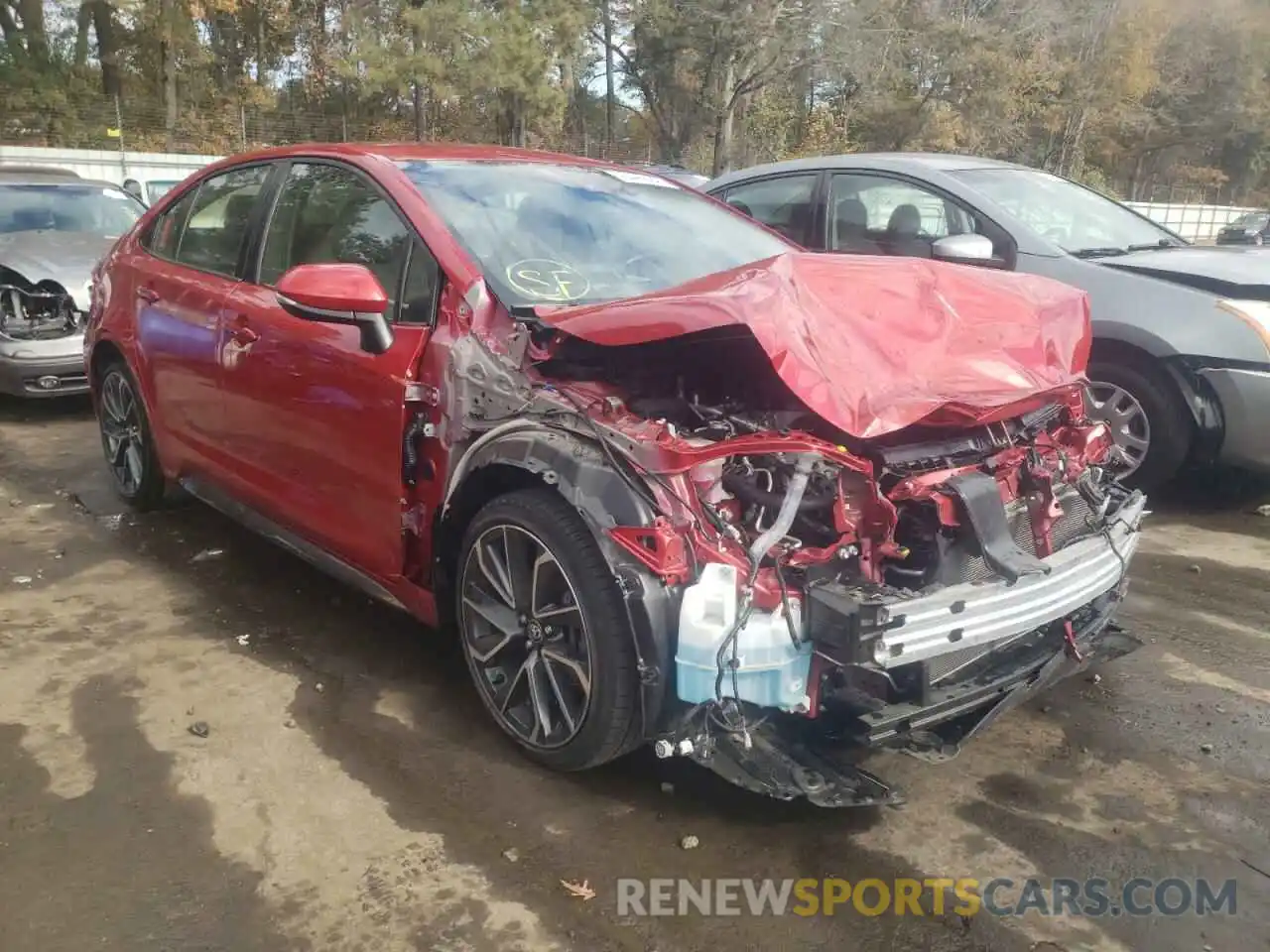 1 Photograph of a damaged car JTDS4MCE2MJ060115 TOYOTA COROLLA 2021