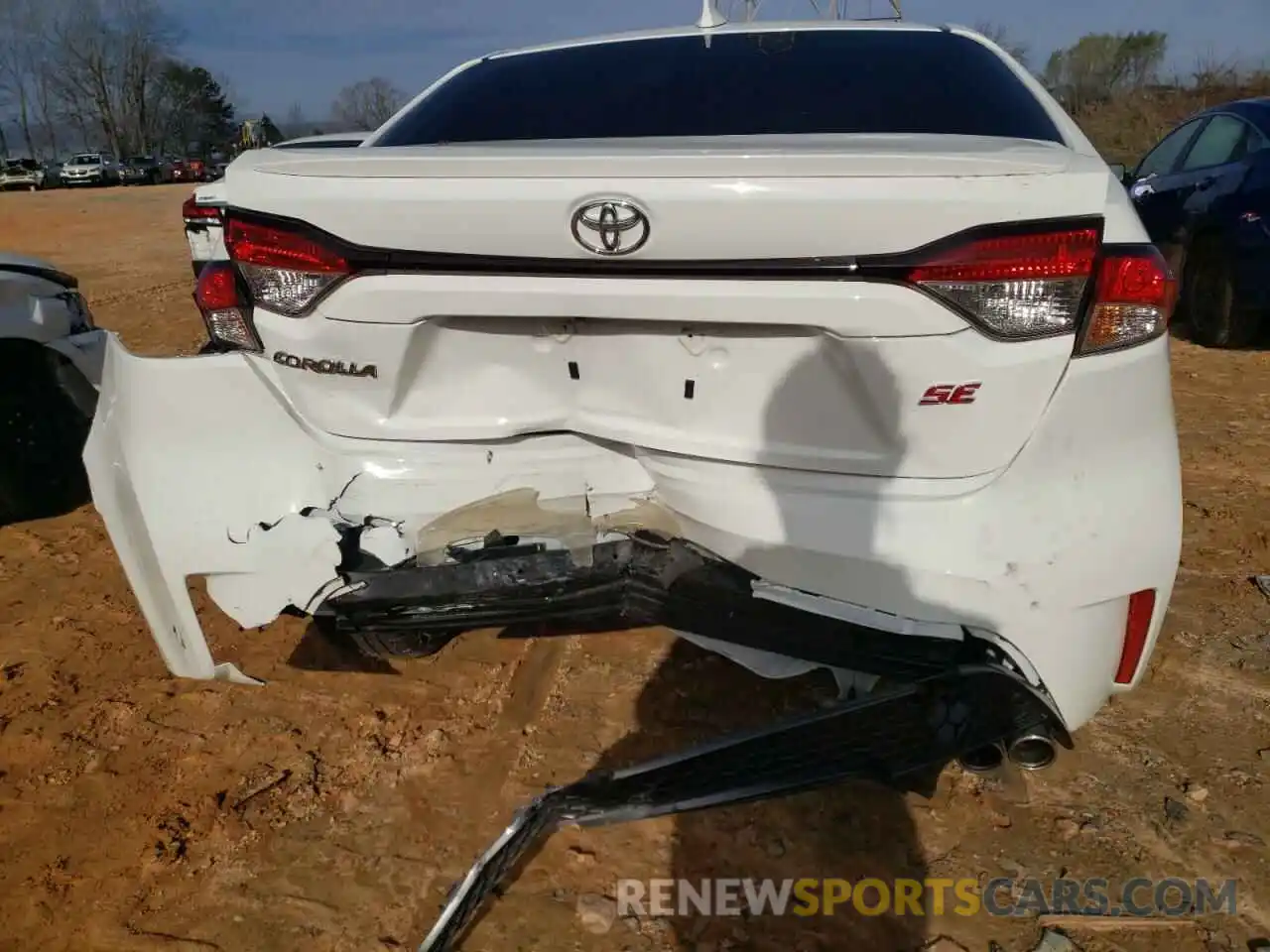 9 Photograph of a damaged car JTDS4MCE2MJ060454 TOYOTA COROLLA 2021