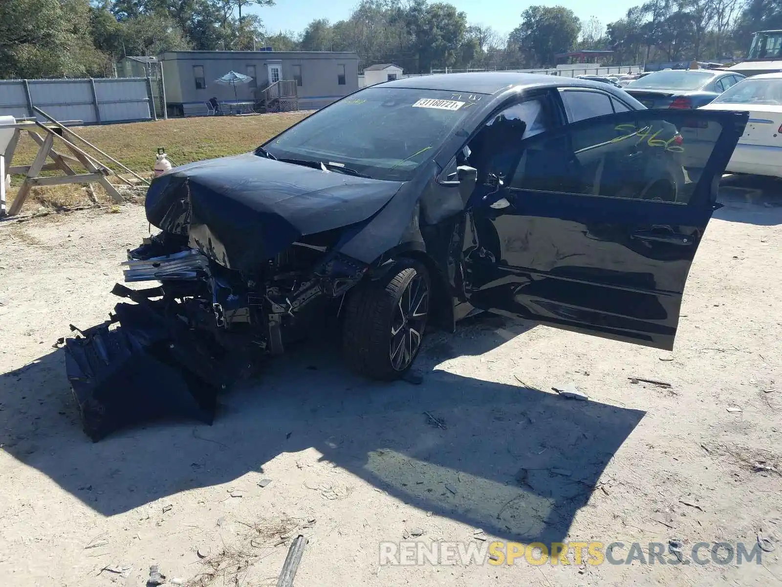 2 Photograph of a damaged car JTDS4MCE2MJ060647 TOYOTA COROLLA 2021