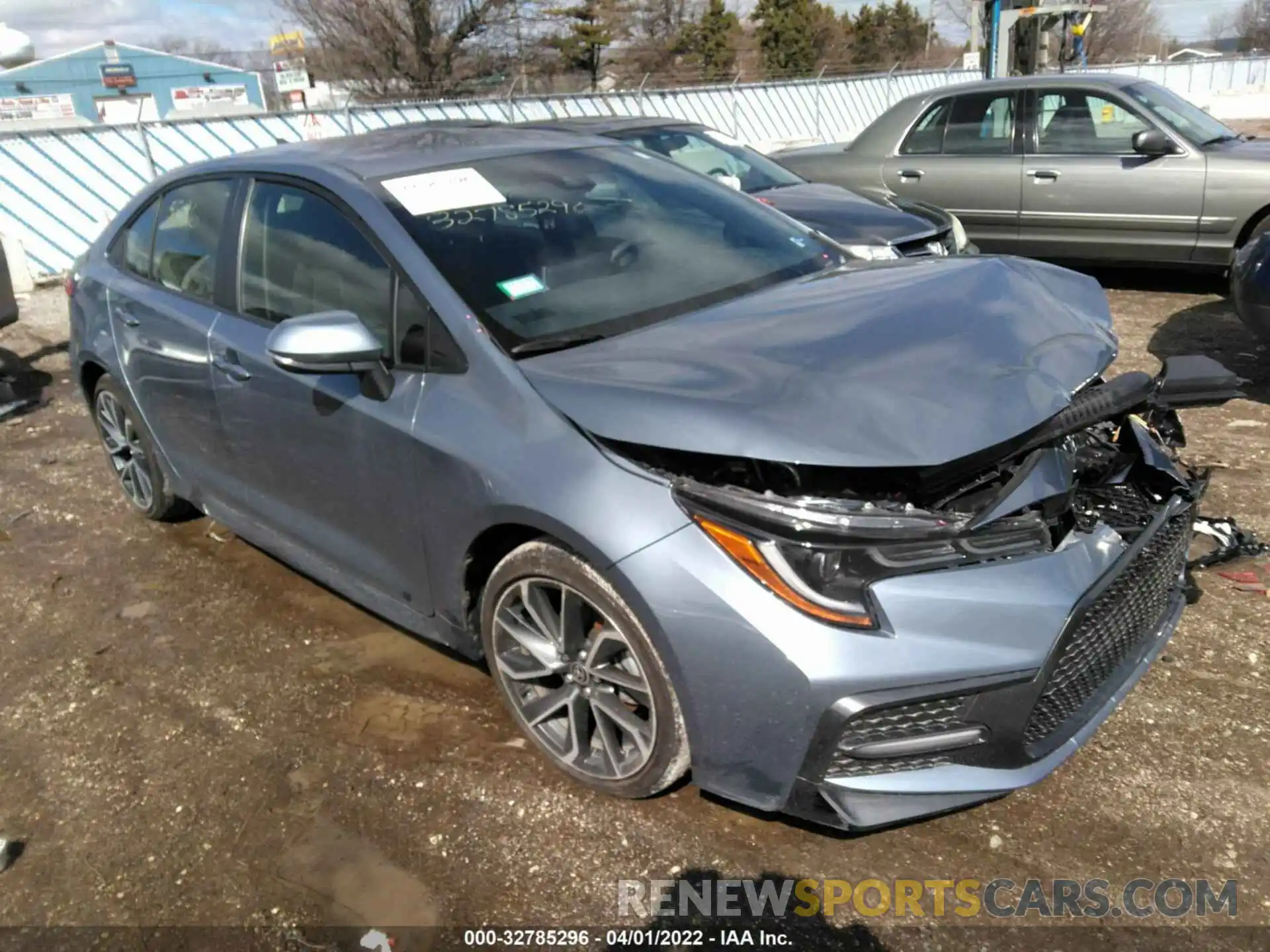 1 Photograph of a damaged car JTDS4MCE2MJ061958 TOYOTA COROLLA 2021