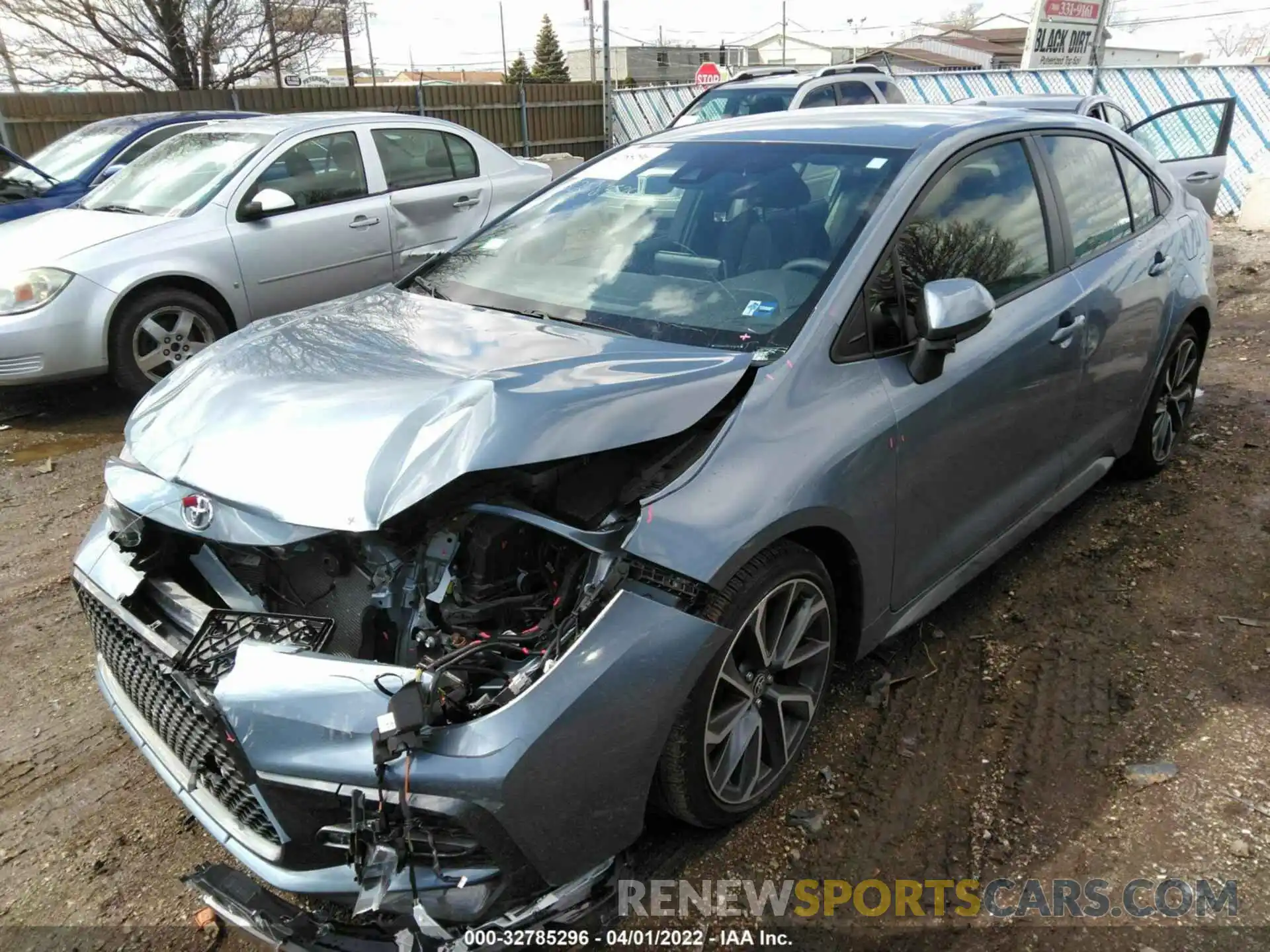 2 Photograph of a damaged car JTDS4MCE2MJ061958 TOYOTA COROLLA 2021