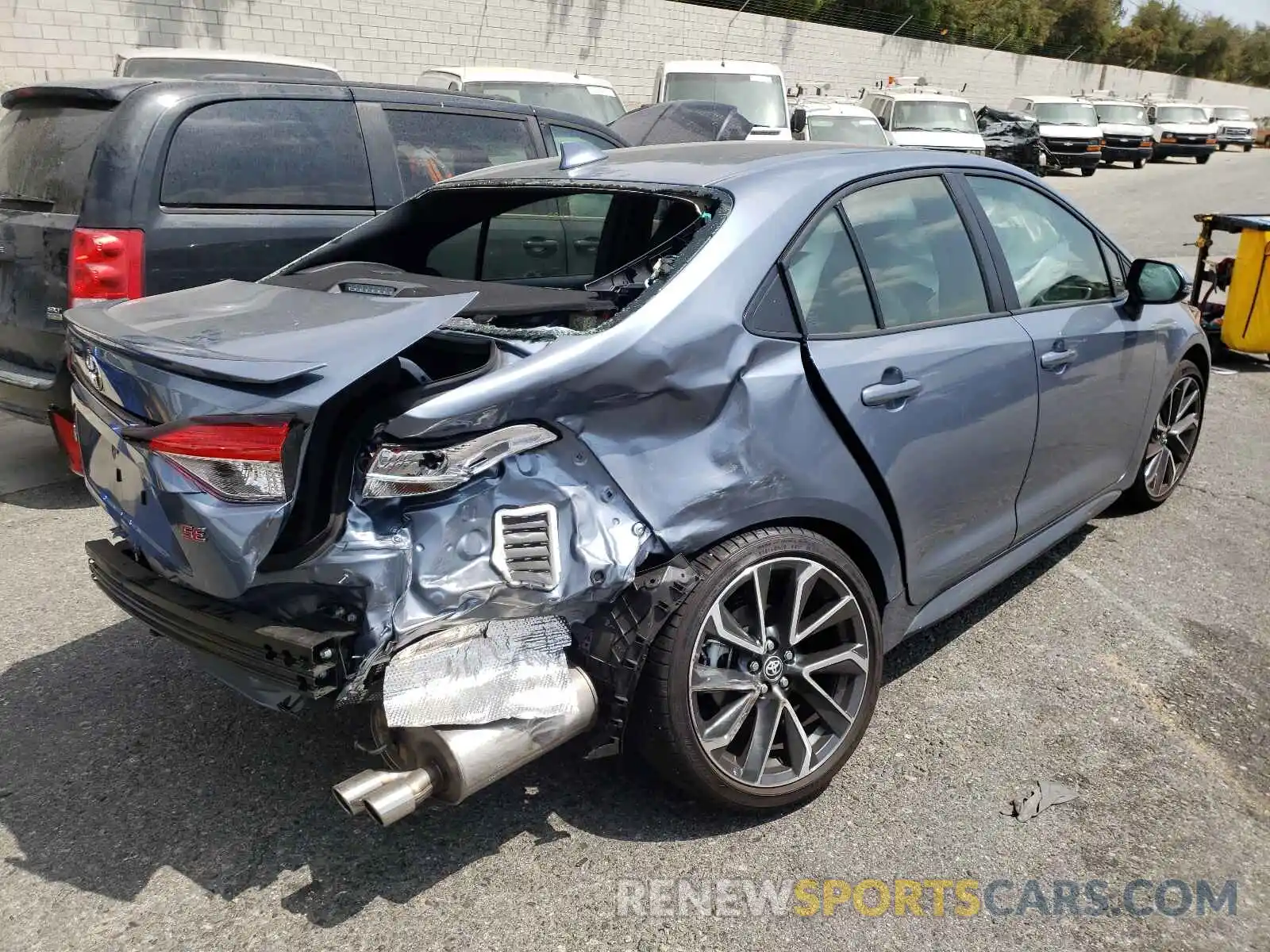 4 Photograph of a damaged car JTDS4MCE2MJ063371 TOYOTA COROLLA 2021