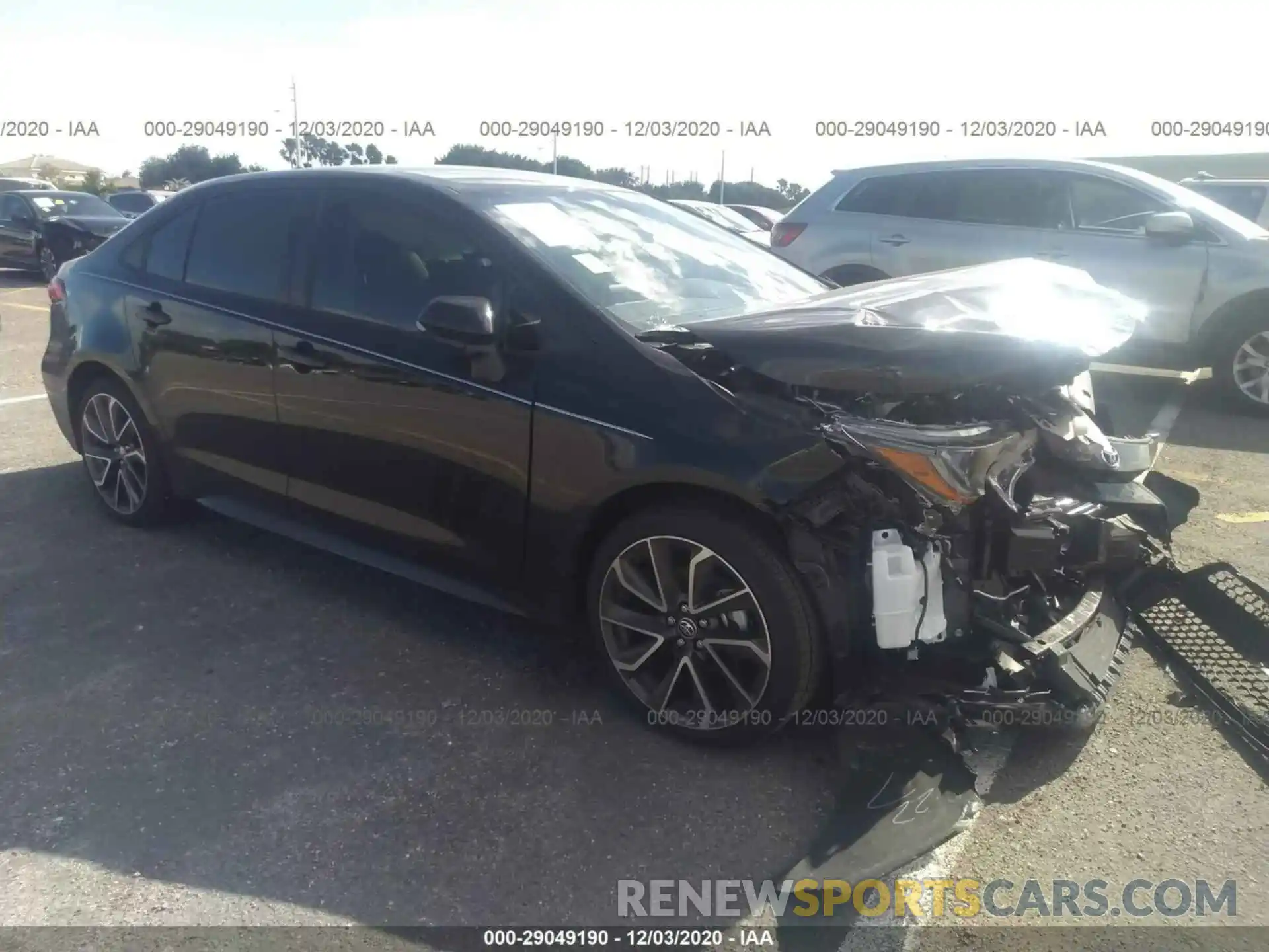 1 Photograph of a damaged car JTDS4MCE2MJ063595 TOYOTA COROLLA 2021