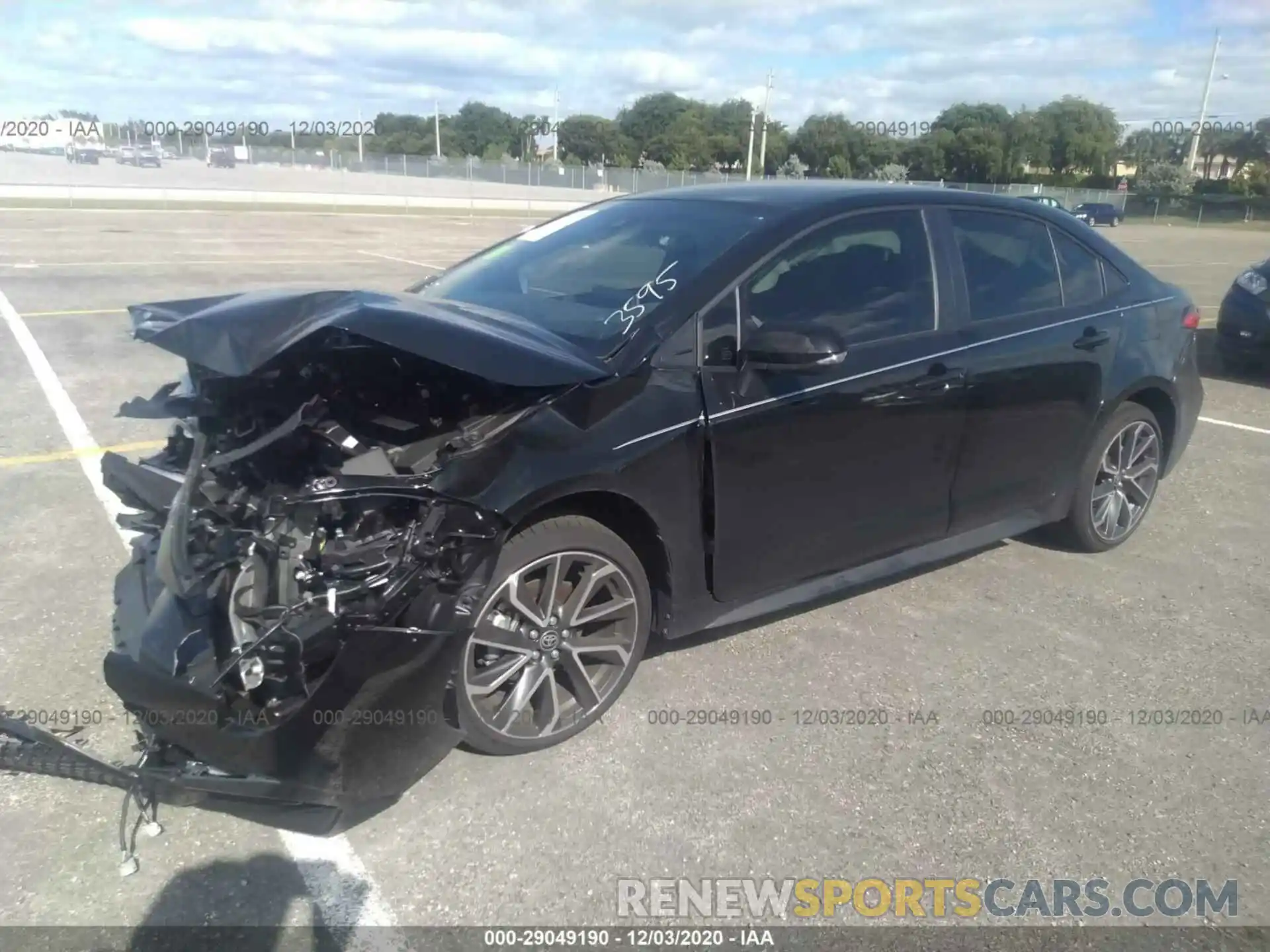 2 Photograph of a damaged car JTDS4MCE2MJ063595 TOYOTA COROLLA 2021