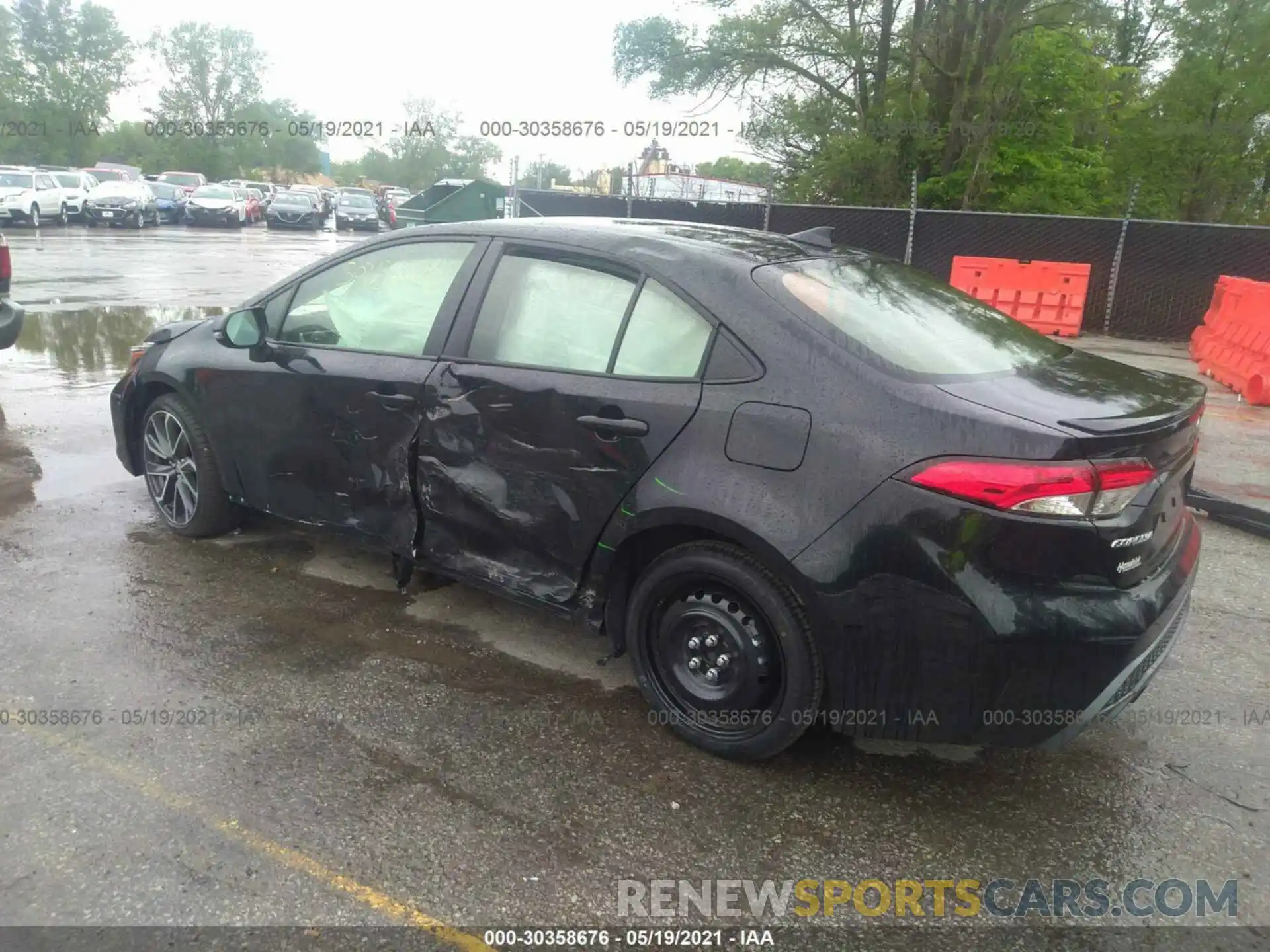 3 Photograph of a damaged car JTDS4MCE2MJ063984 TOYOTA COROLLA 2021