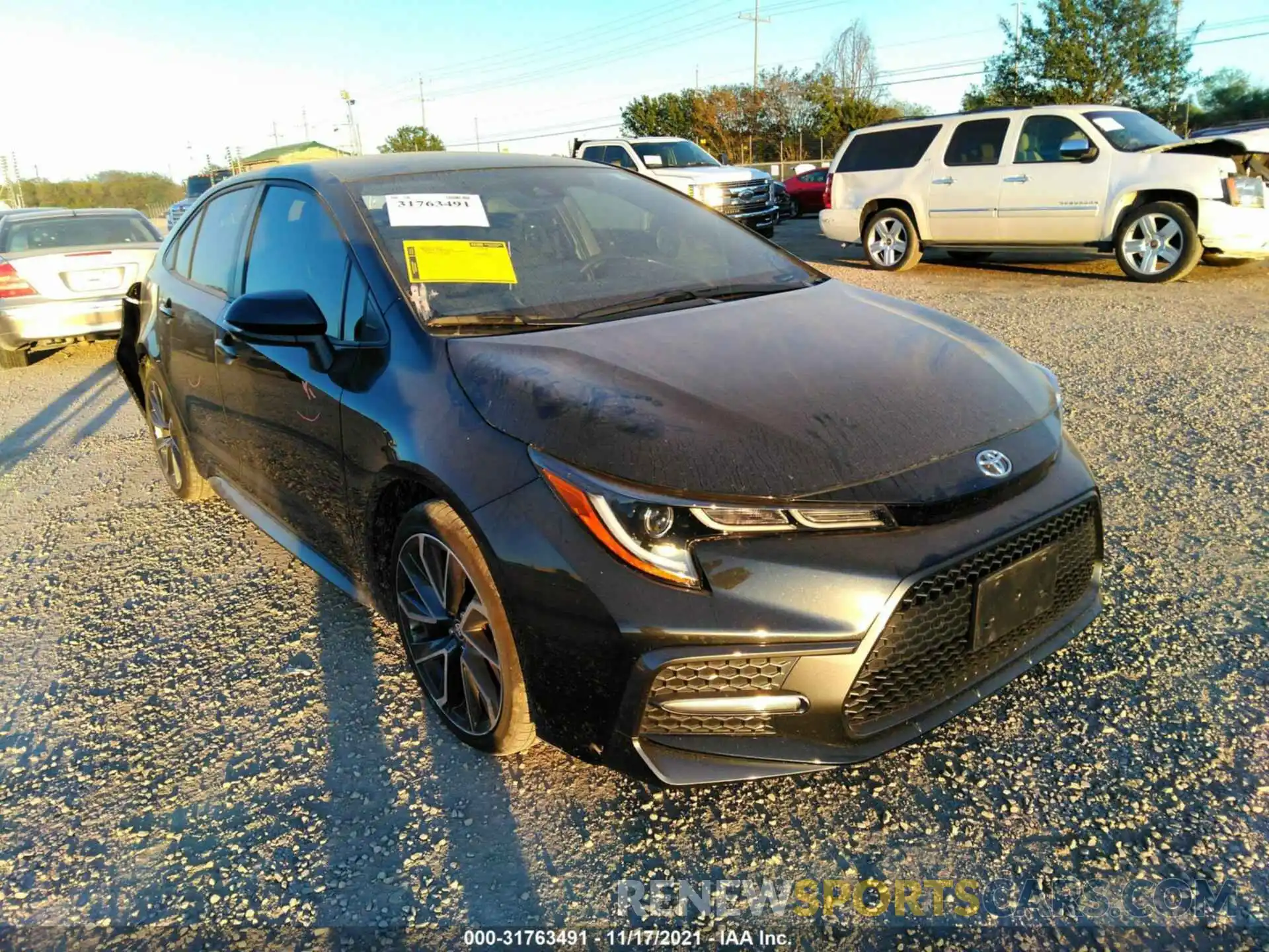 1 Photograph of a damaged car JTDS4MCE2MJ064892 TOYOTA COROLLA 2021