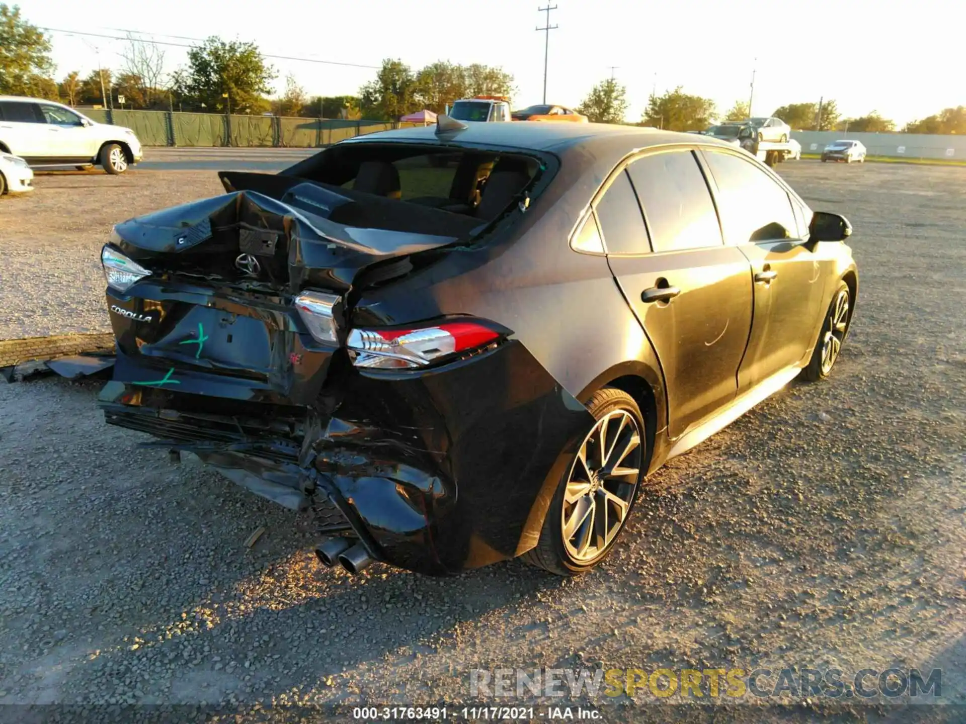 4 Photograph of a damaged car JTDS4MCE2MJ064892 TOYOTA COROLLA 2021