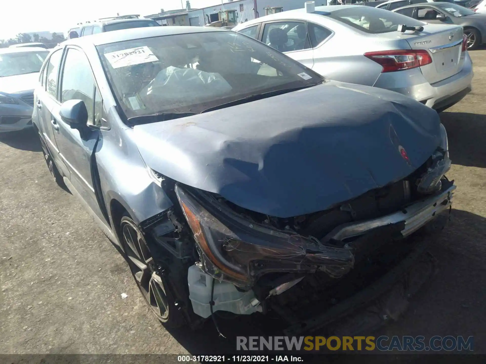 1 Photograph of a damaged car JTDS4MCE2MJ065332 TOYOTA COROLLA 2021