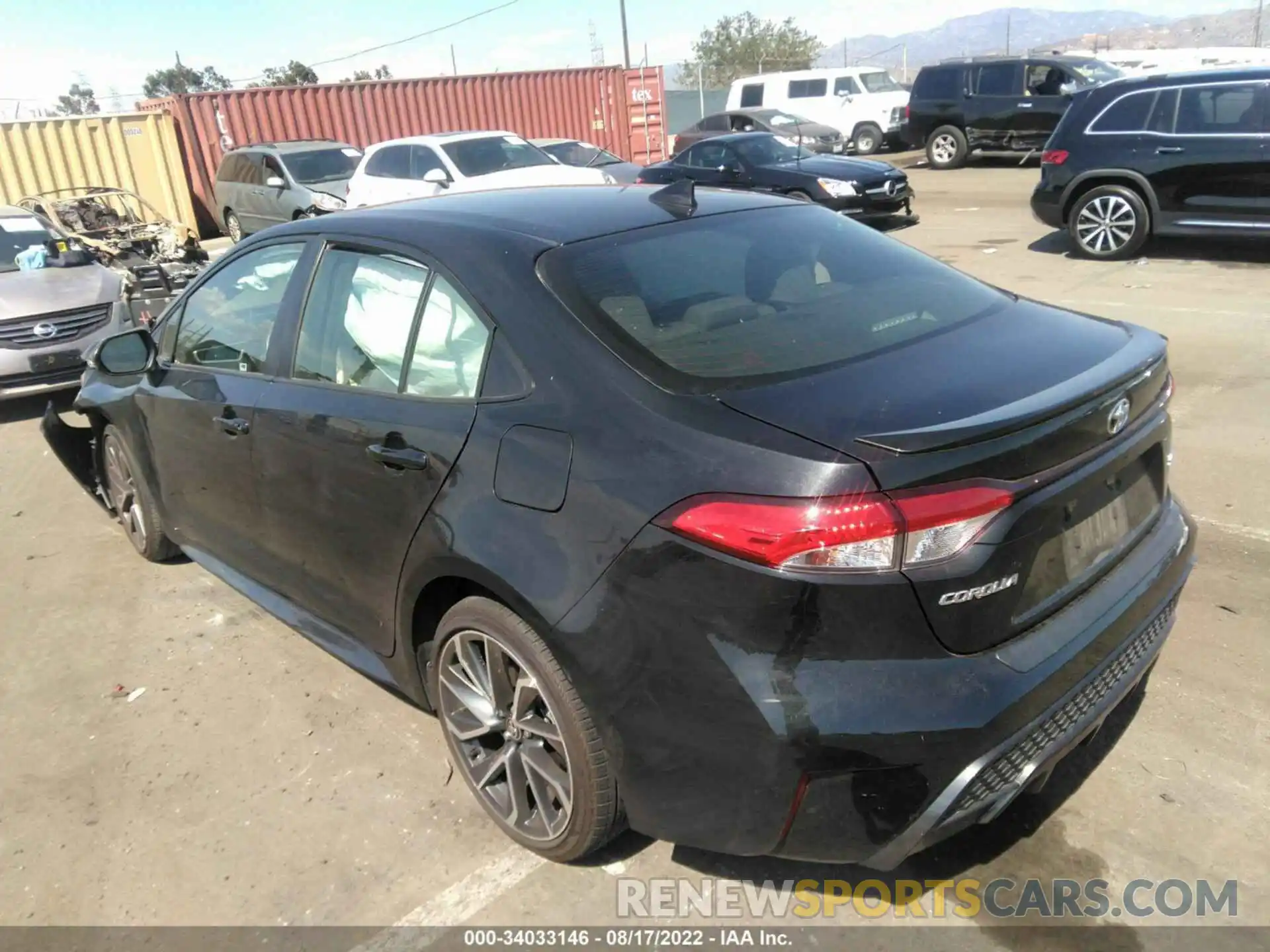 3 Photograph of a damaged car JTDS4MCE2MJ066870 TOYOTA COROLLA 2021