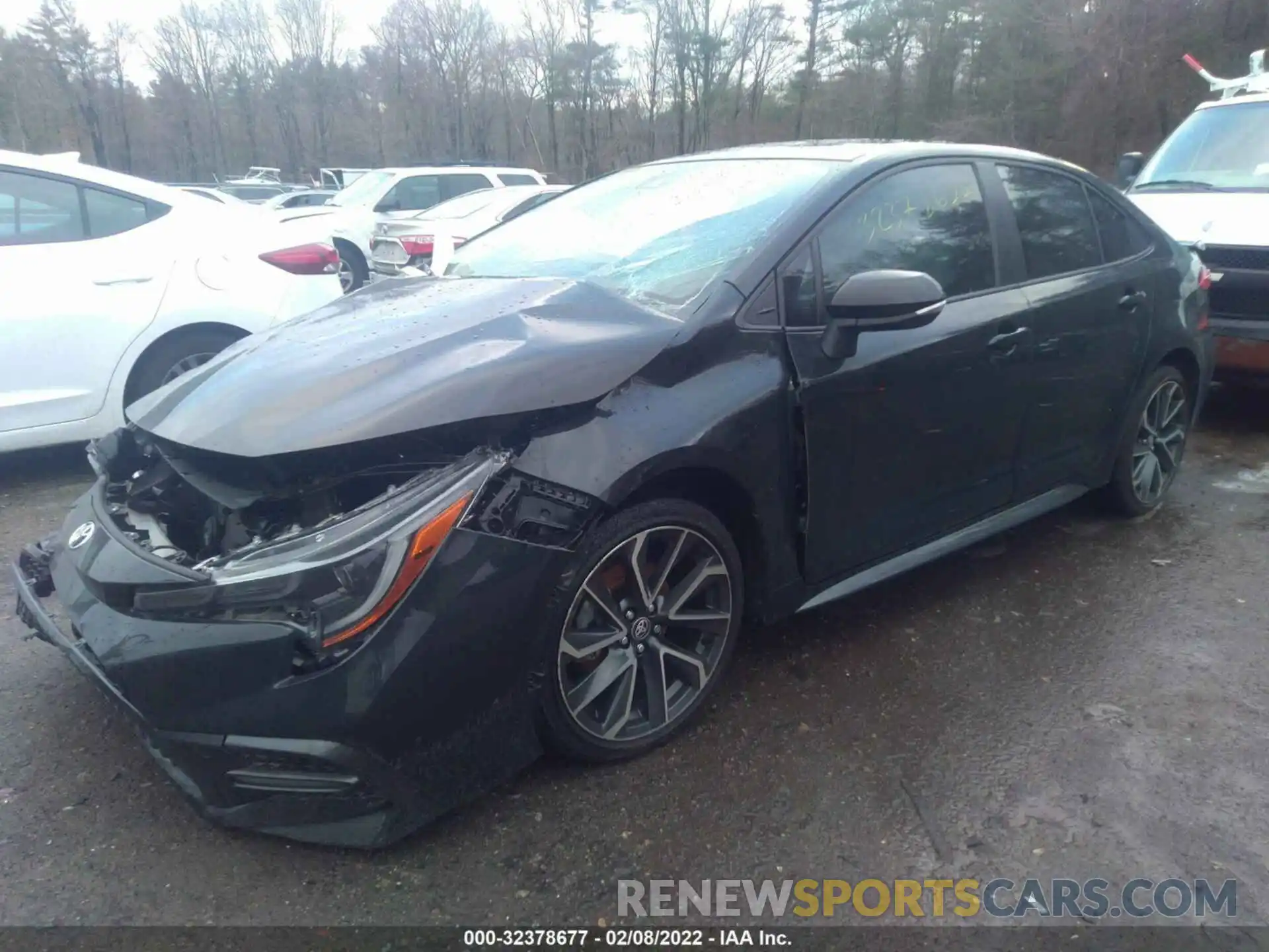 2 Photograph of a damaged car JTDS4MCE2MJ067758 TOYOTA COROLLA 2021