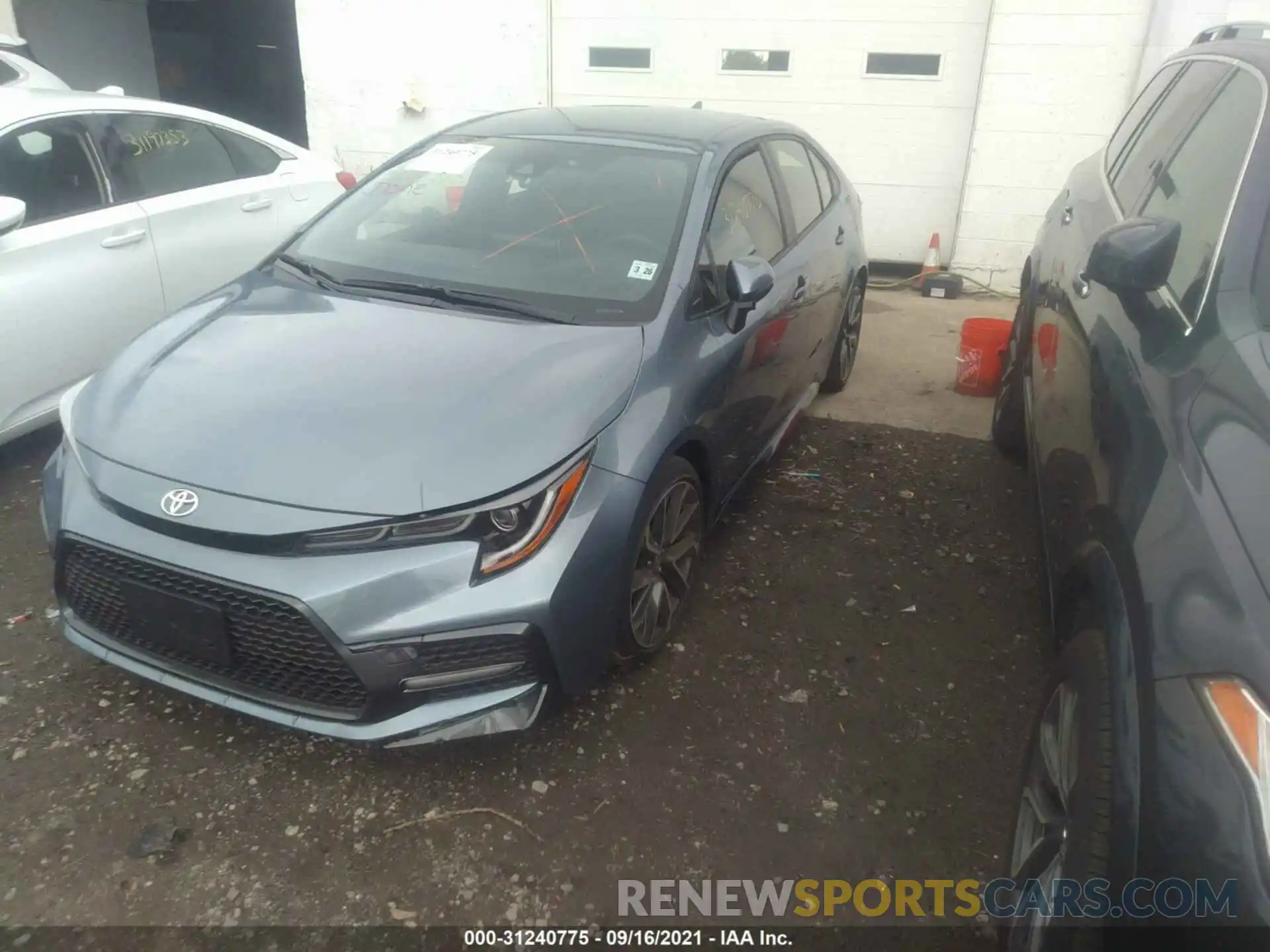 2 Photograph of a damaged car JTDS4MCE2MJ068649 TOYOTA COROLLA 2021