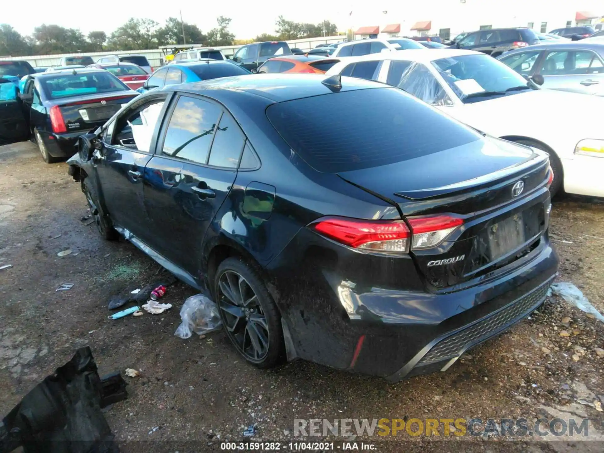 3 Photograph of a damaged car JTDS4MCE2MJ068828 TOYOTA COROLLA 2021