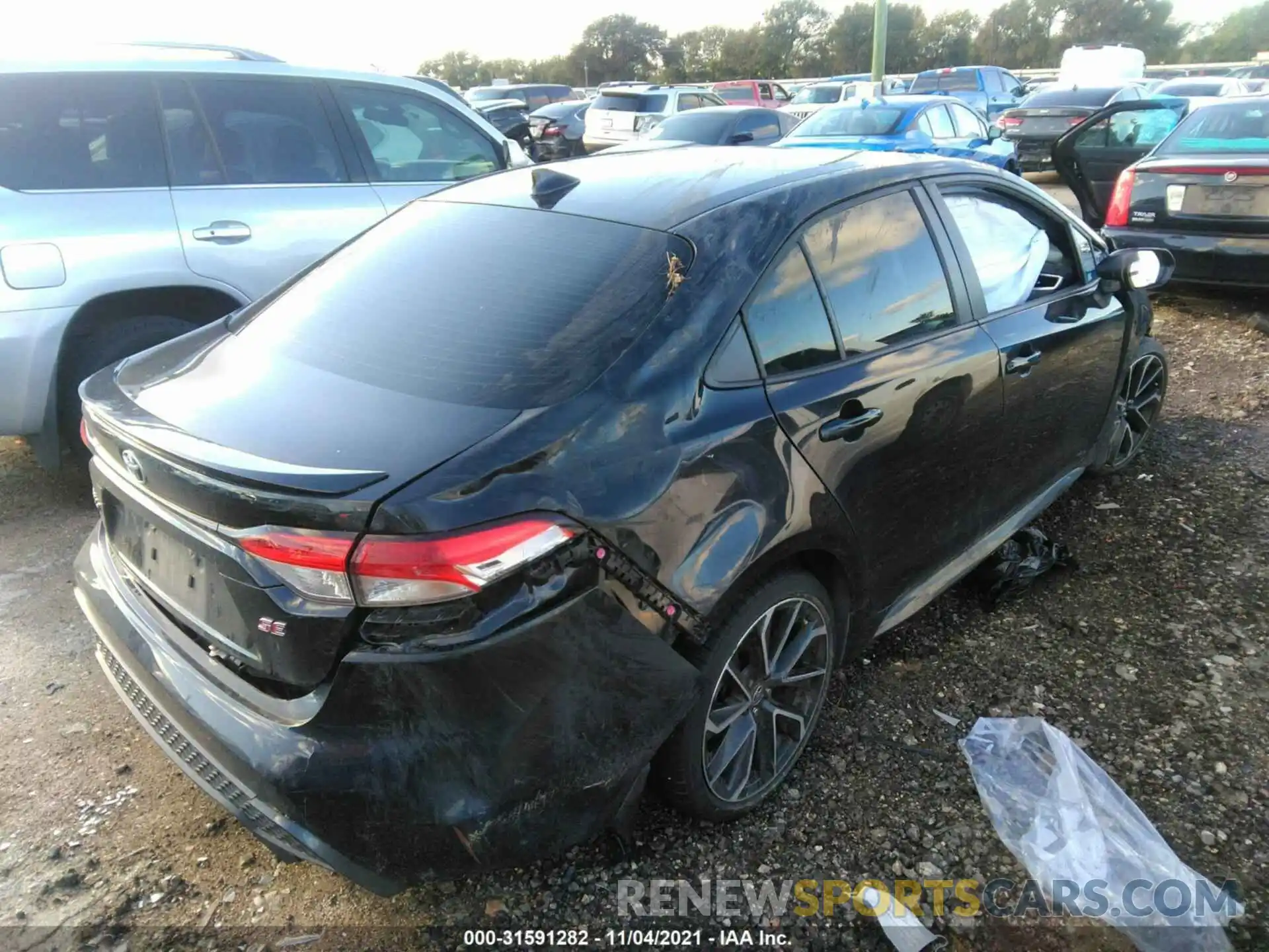 4 Photograph of a damaged car JTDS4MCE2MJ068828 TOYOTA COROLLA 2021