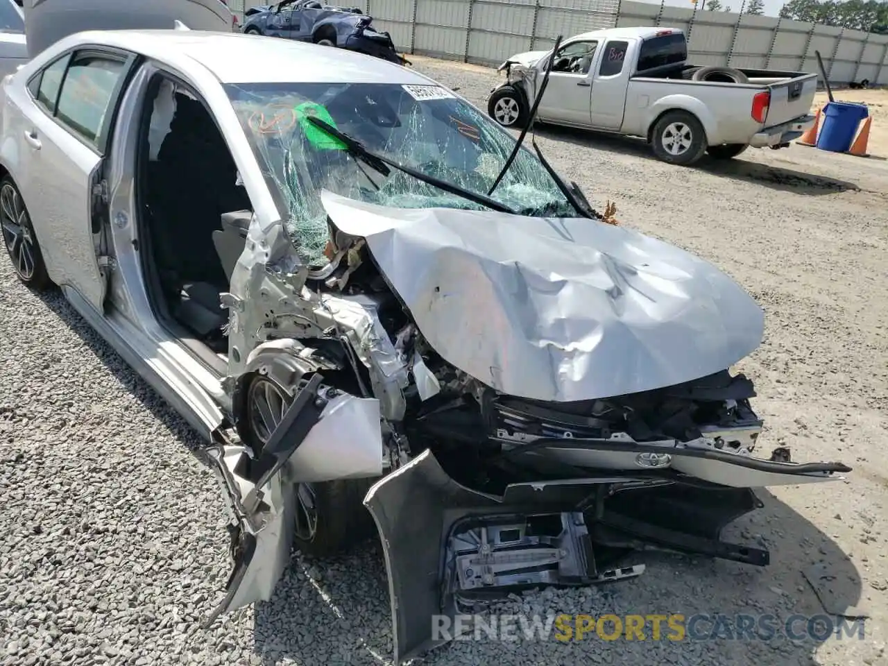 9 Photograph of a damaged car JTDS4MCE2MJ069025 TOYOTA COROLLA 2021