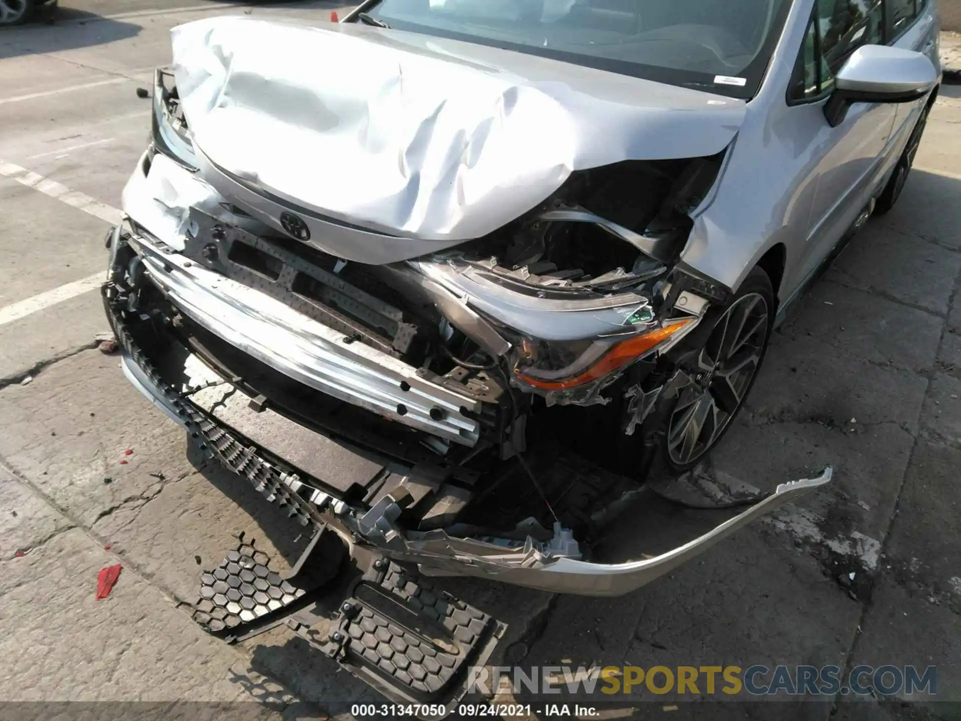 6 Photograph of a damaged car JTDS4MCE2MJ069090 TOYOTA COROLLA 2021