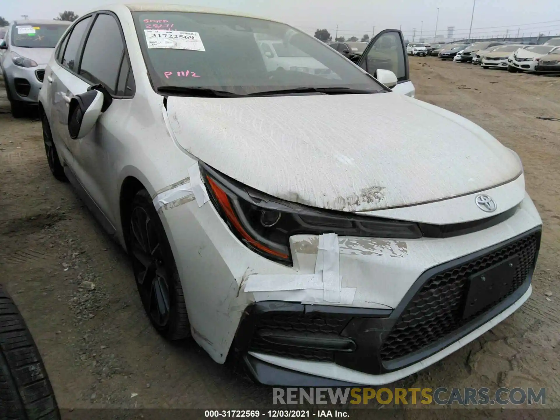 6 Photograph of a damaged car JTDS4MCE2MJ070207 TOYOTA COROLLA 2021