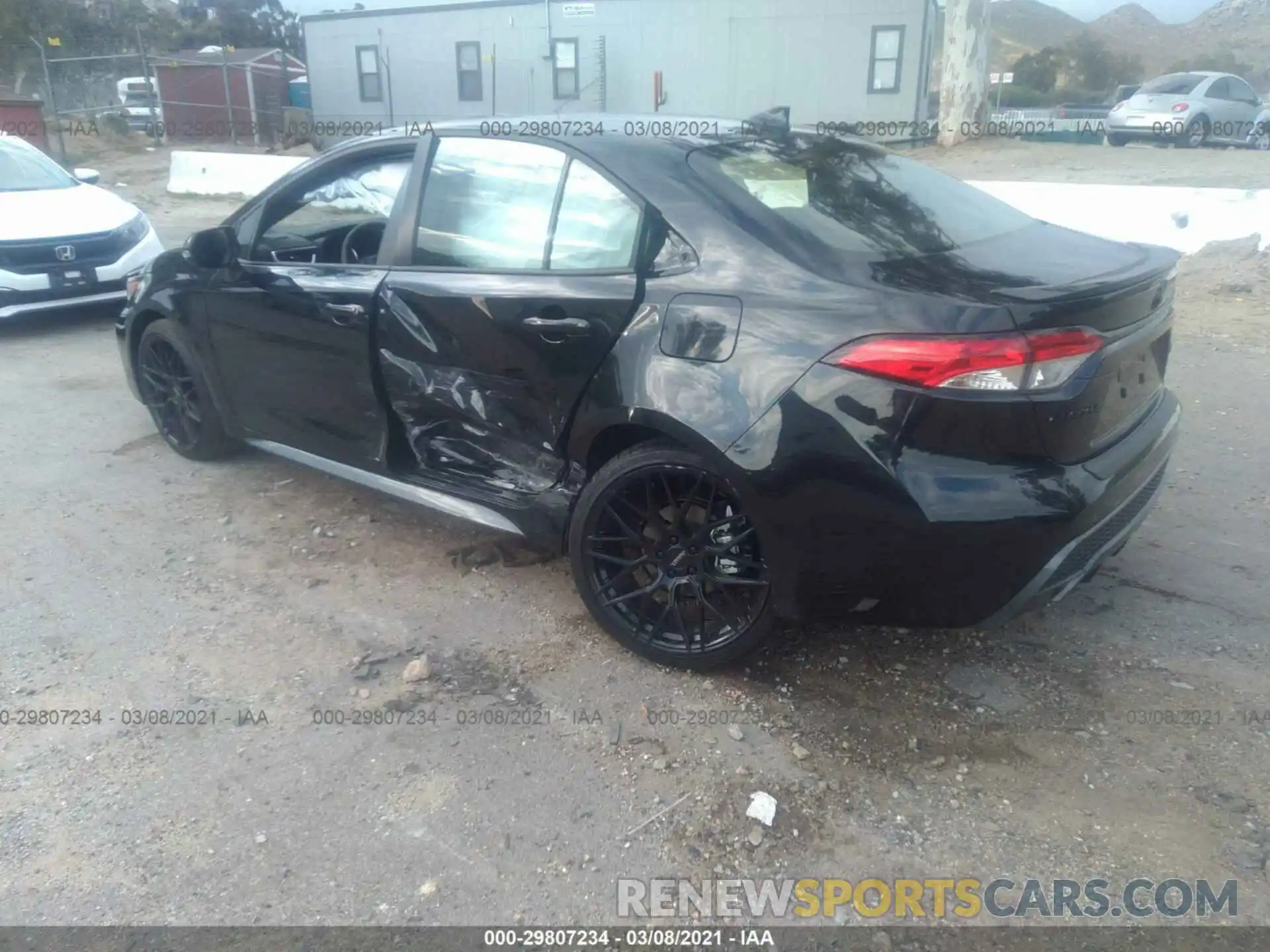 3 Photograph of a damaged car JTDS4MCE2MJ072068 TOYOTA COROLLA 2021