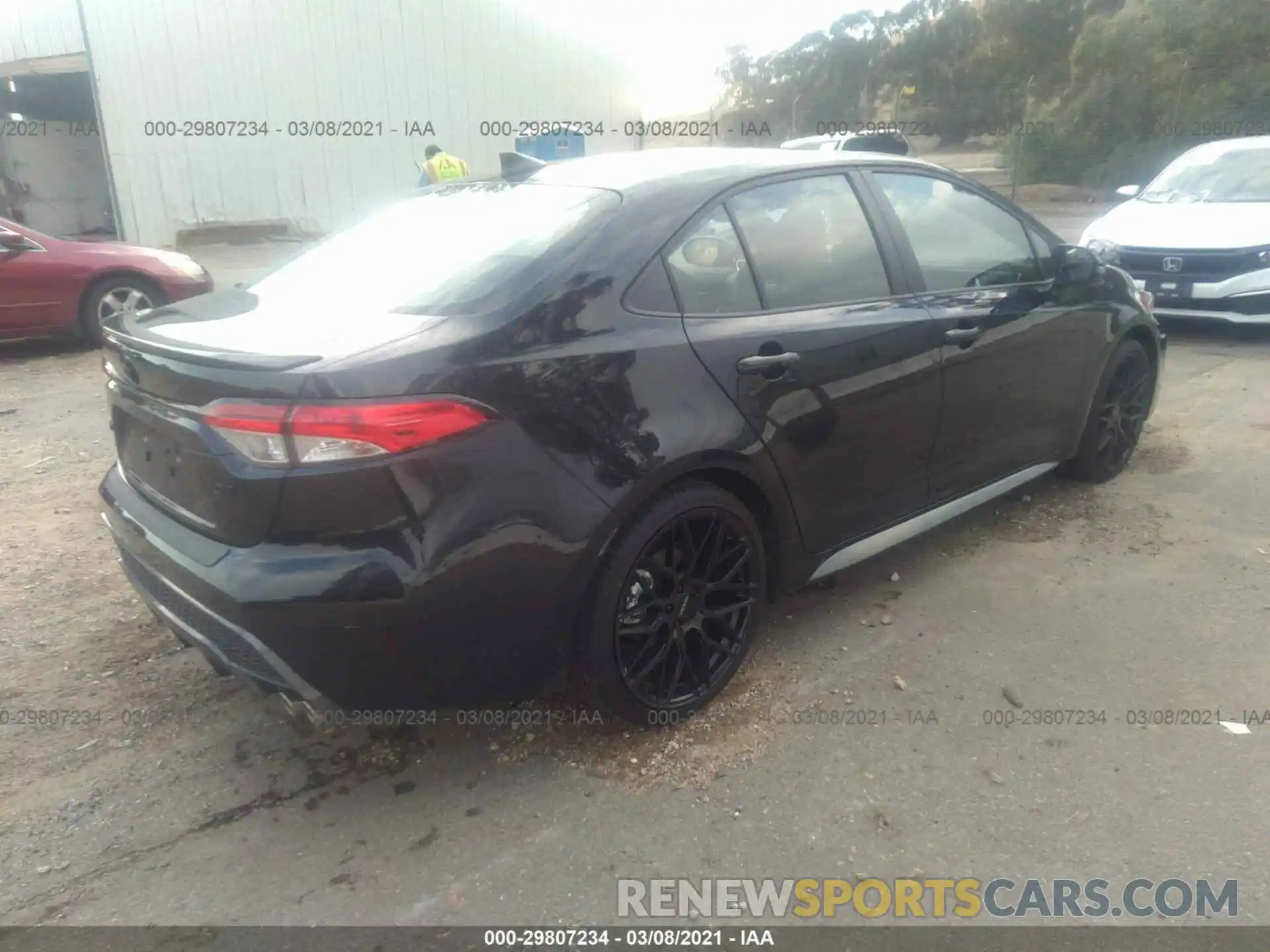 4 Photograph of a damaged car JTDS4MCE2MJ072068 TOYOTA COROLLA 2021