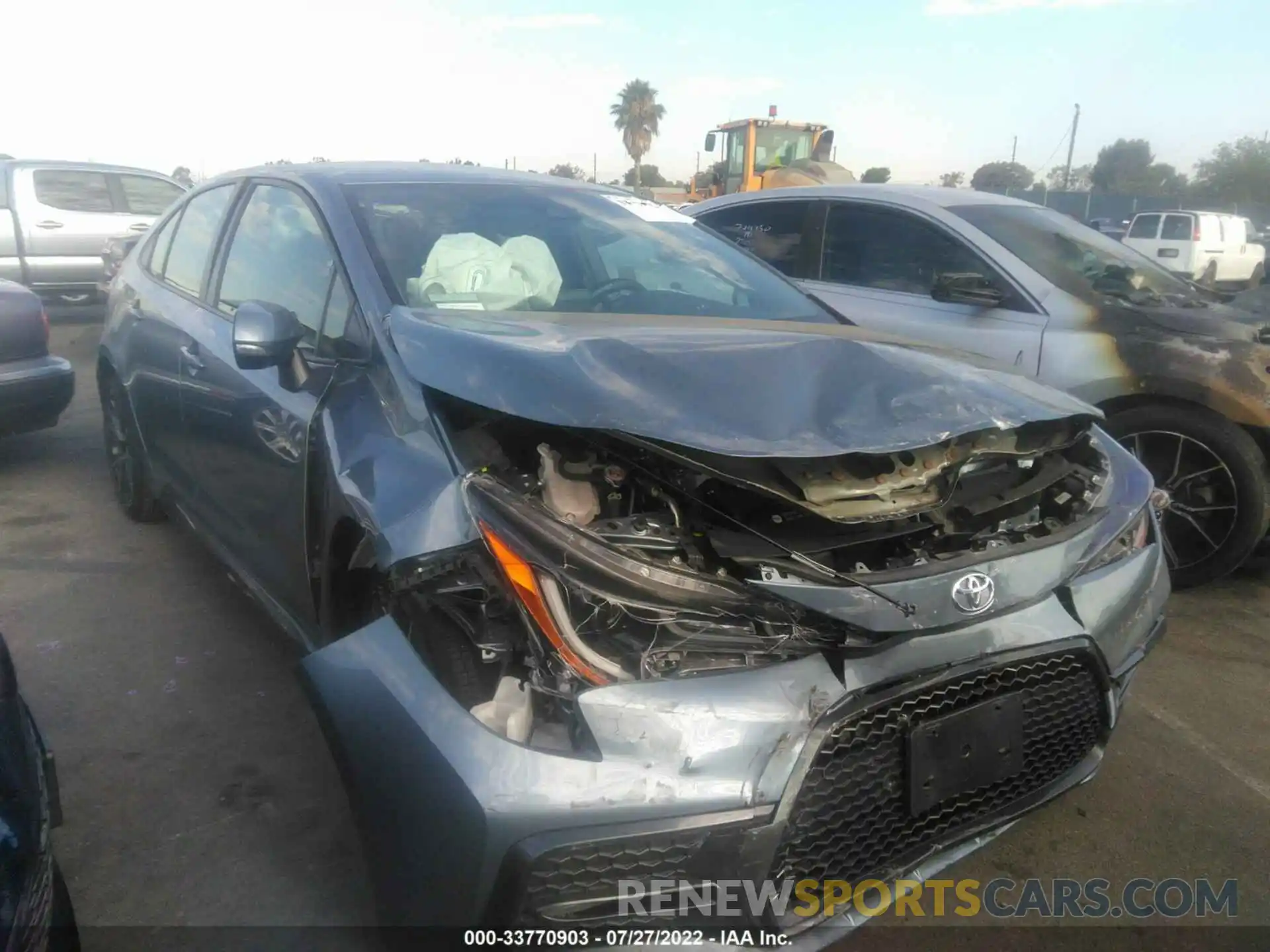 1 Photograph of a damaged car JTDS4MCE2MJ073088 TOYOTA COROLLA 2021