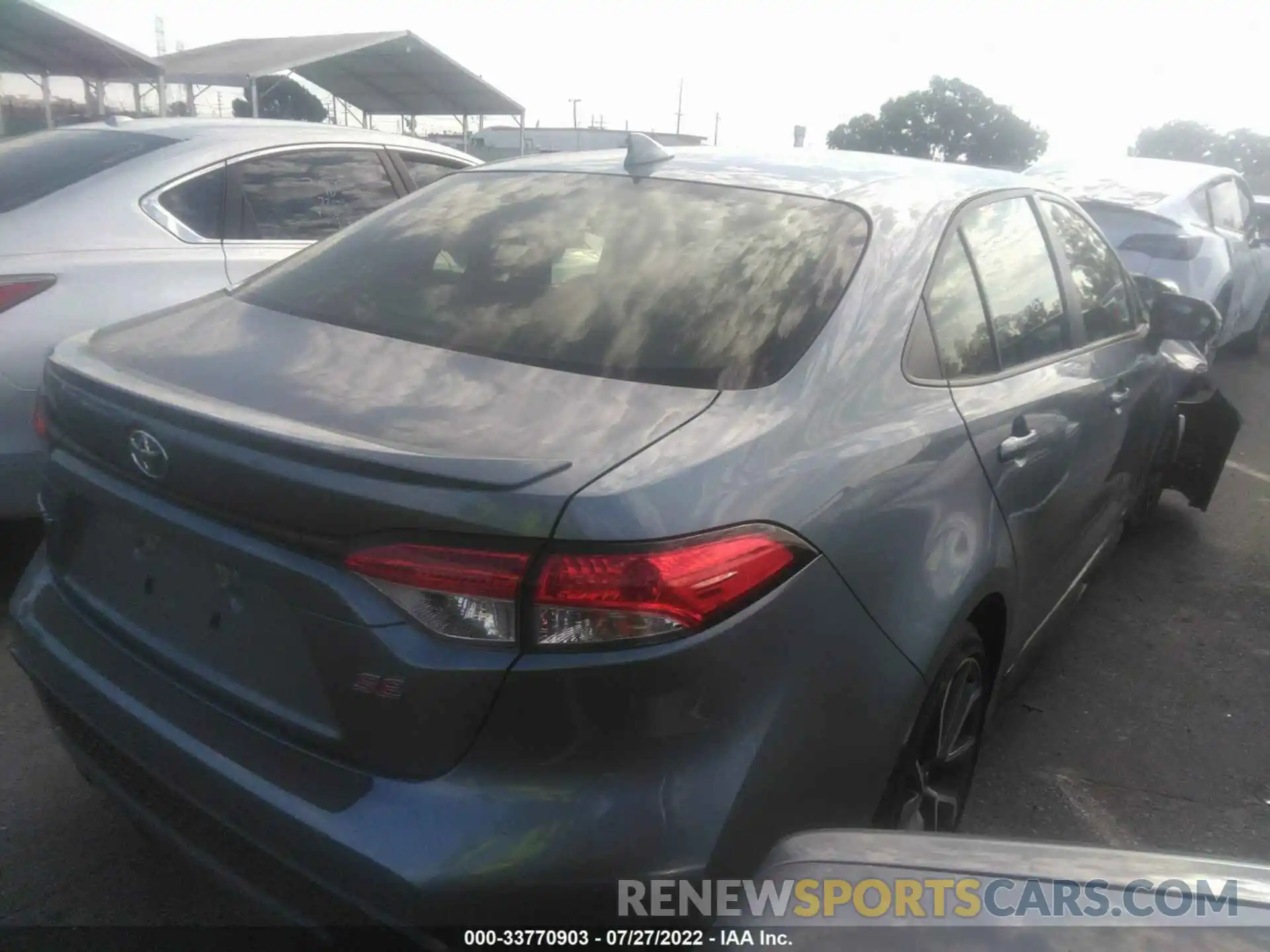 4 Photograph of a damaged car JTDS4MCE2MJ073088 TOYOTA COROLLA 2021