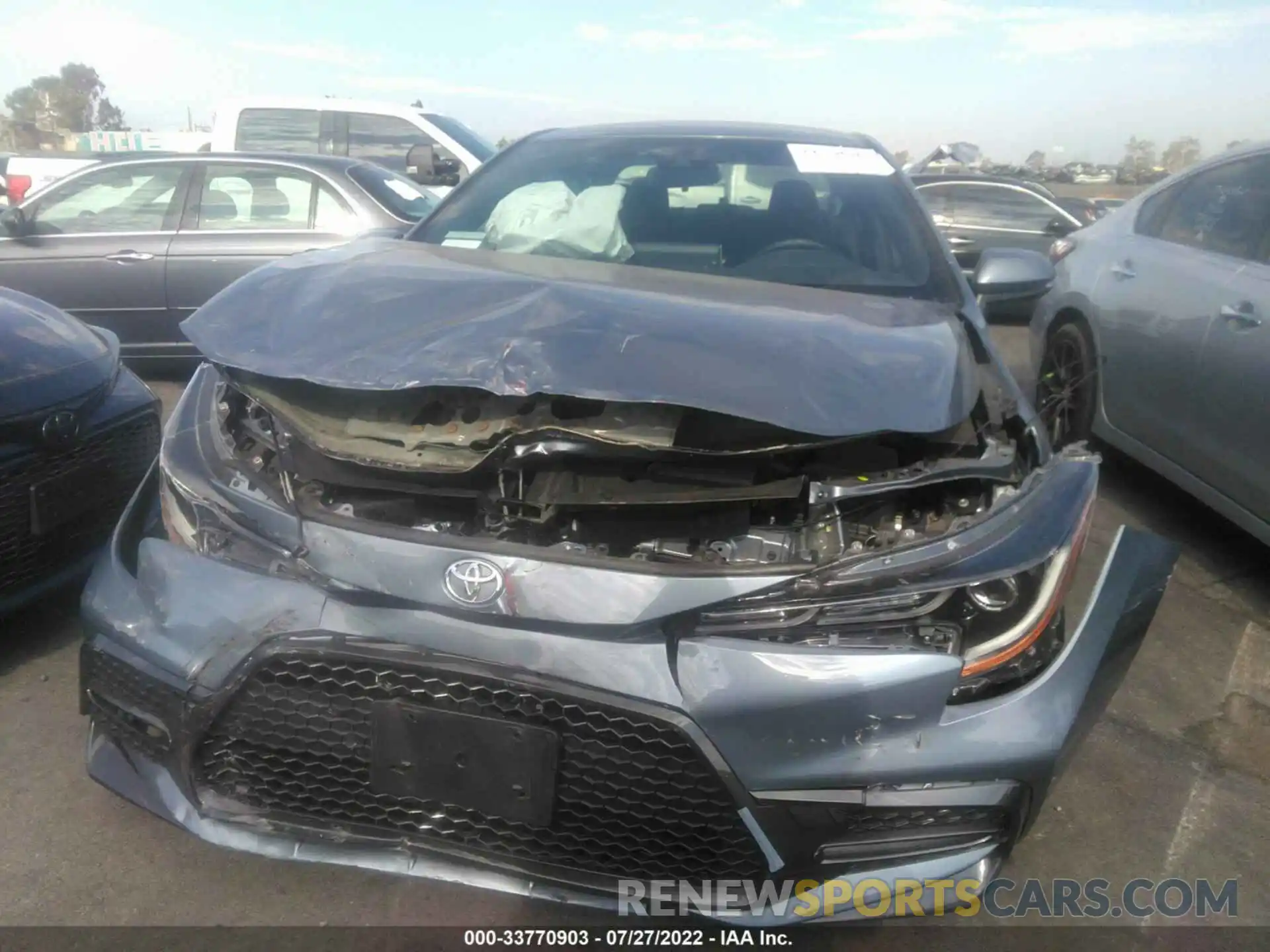 6 Photograph of a damaged car JTDS4MCE2MJ073088 TOYOTA COROLLA 2021