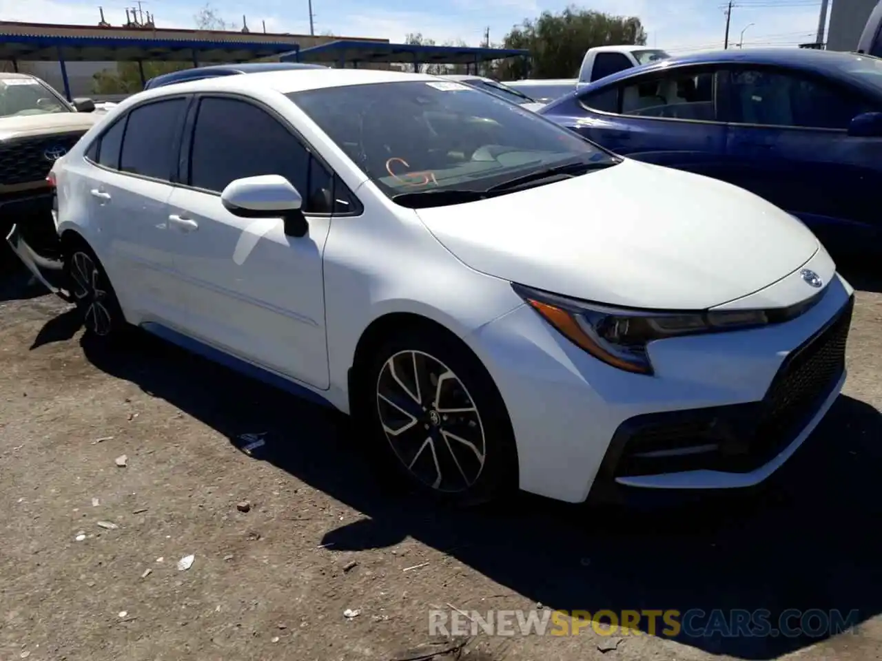 1 Photograph of a damaged car JTDS4MCE2MJ073320 TOYOTA COROLLA 2021