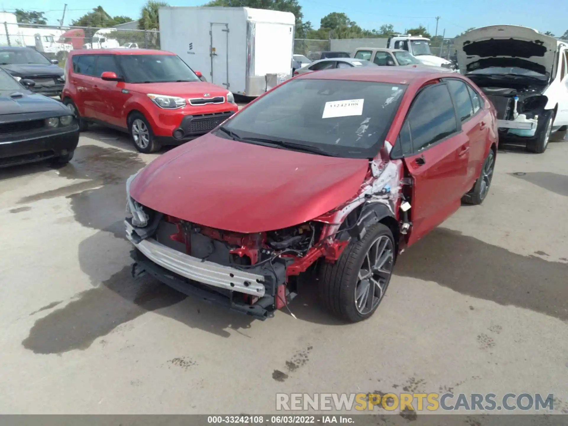 6 Photograph of a damaged car JTDS4MCE2MJ073687 TOYOTA COROLLA 2021