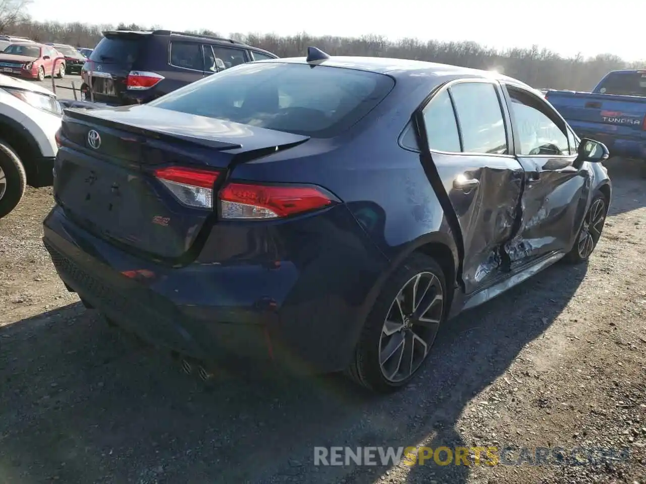 4 Photograph of a damaged car JTDS4MCE2MJ073835 TOYOTA COROLLA 2021