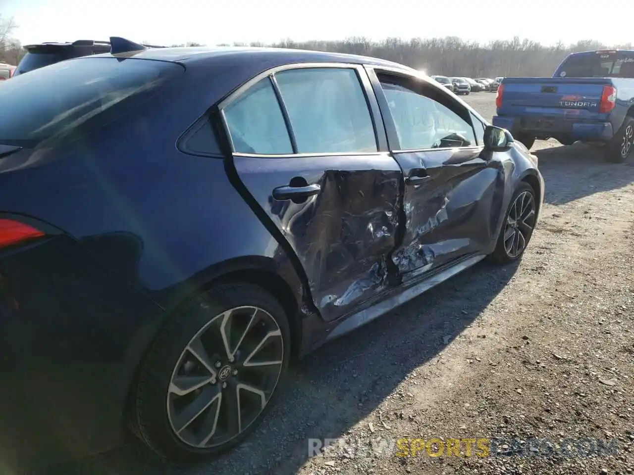 9 Photograph of a damaged car JTDS4MCE2MJ073835 TOYOTA COROLLA 2021