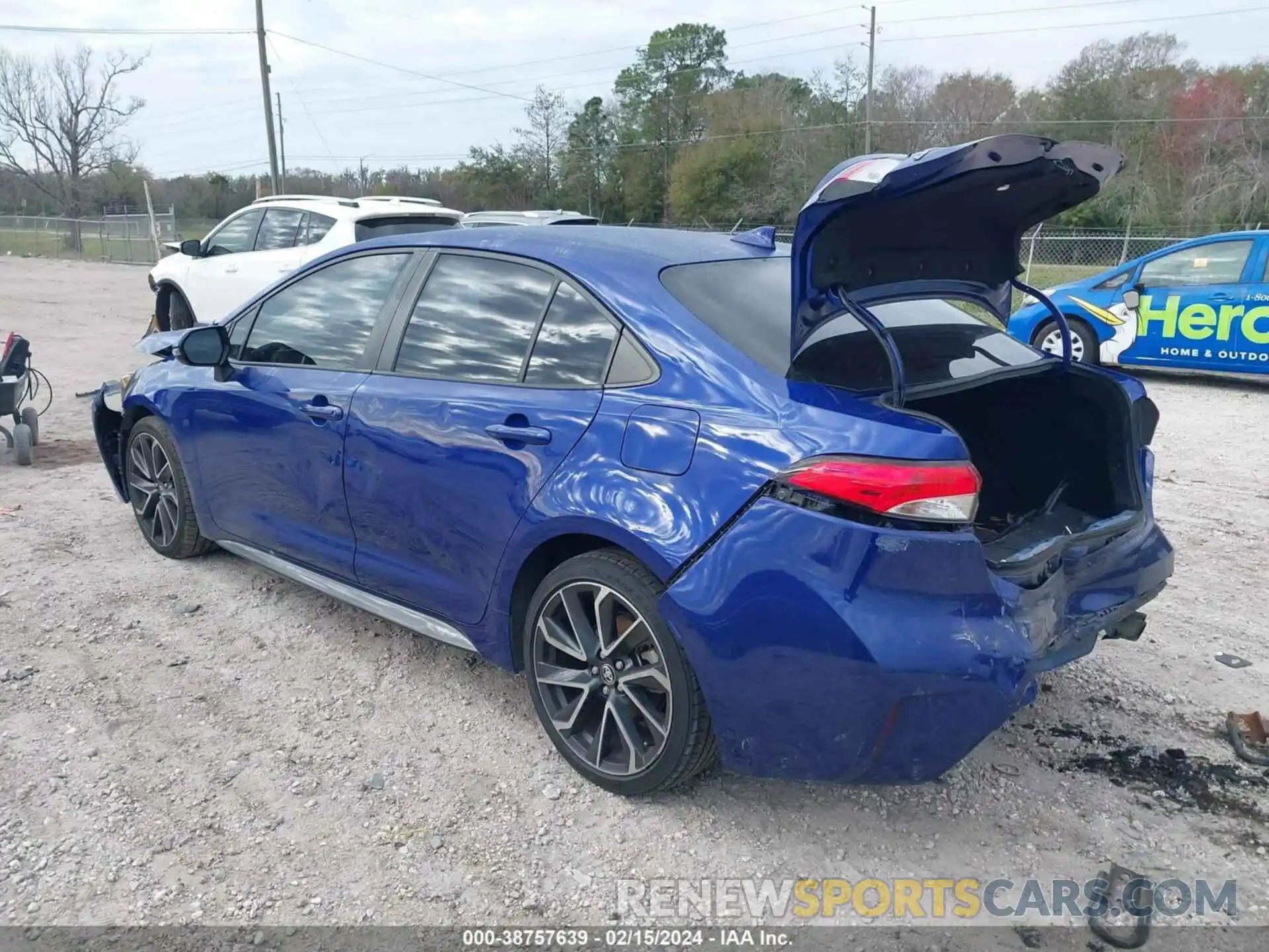 3 Photograph of a damaged car JTDS4MCE2MJ073916 TOYOTA COROLLA 2021