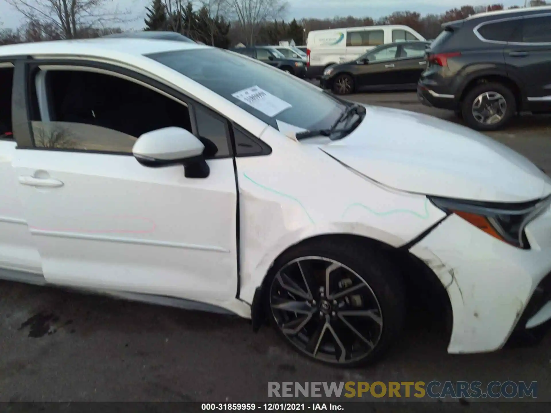 6 Photograph of a damaged car JTDS4MCE2MJ074158 TOYOTA COROLLA 2021